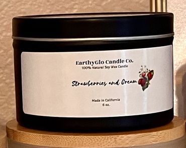 Strawberries and Cream Soy Candle