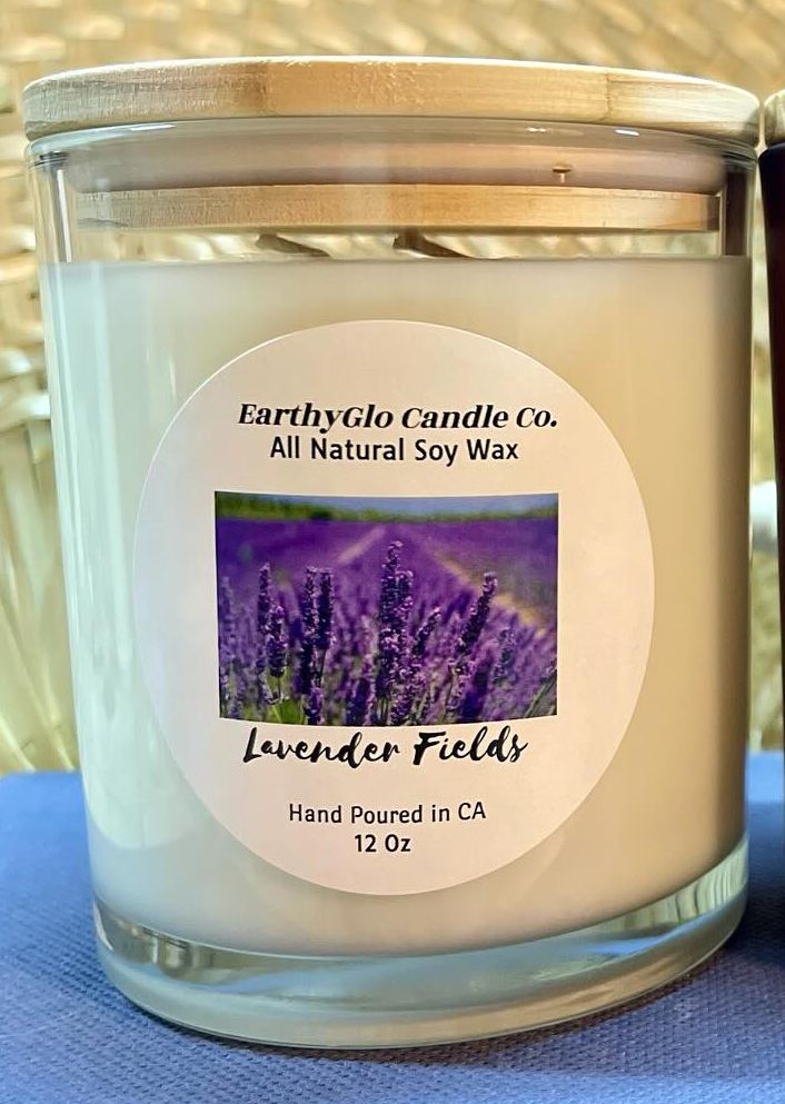 Lavender Fields Soy Candle