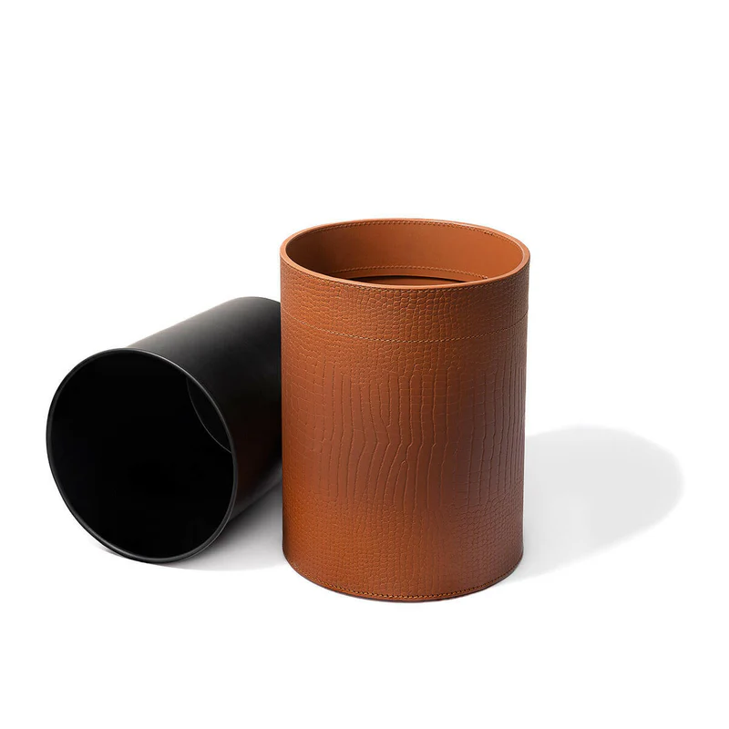 Sterling Wastebin With Metal Inner