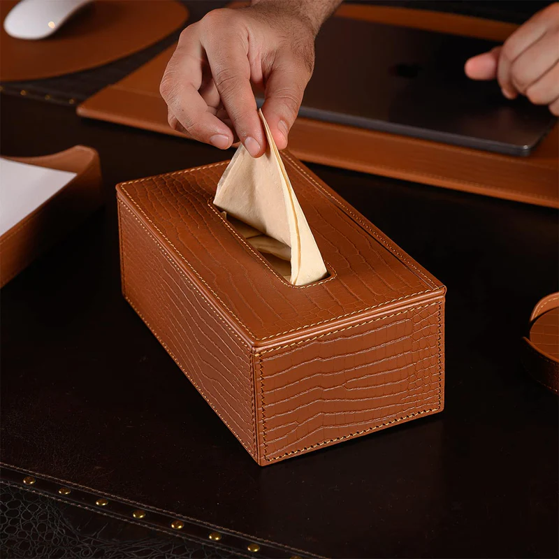 Sterling Tissue Box Holder