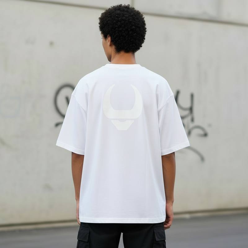 Bull Army Official Unisex Tee | White on White