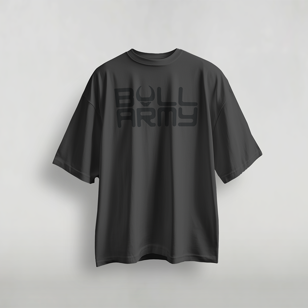 Bull Army Official Unisex Tee | Black on Black