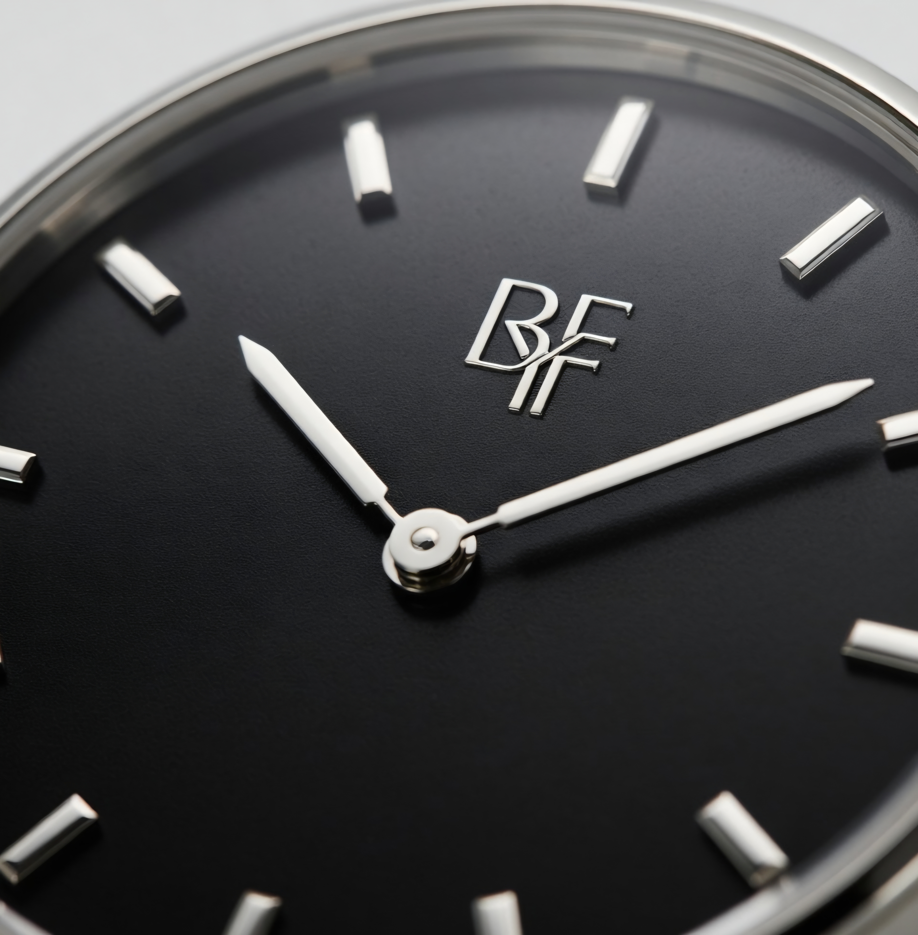 Montre à cadran noir et bracelet noir