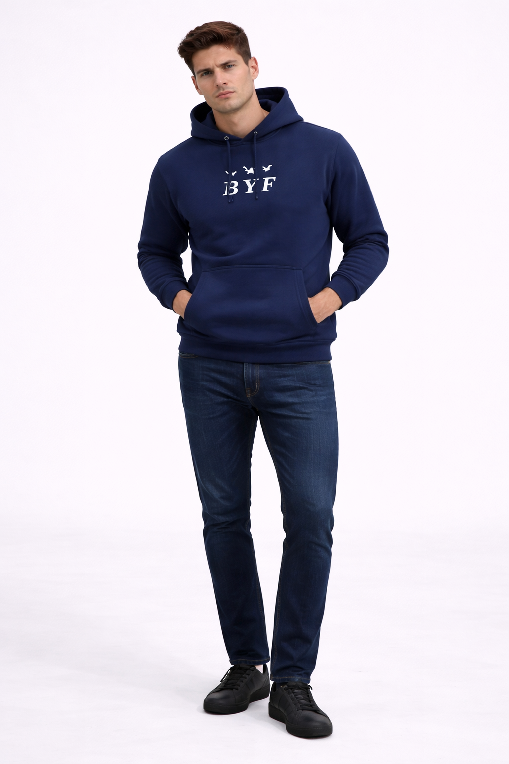 Sweat à capuche en molleton