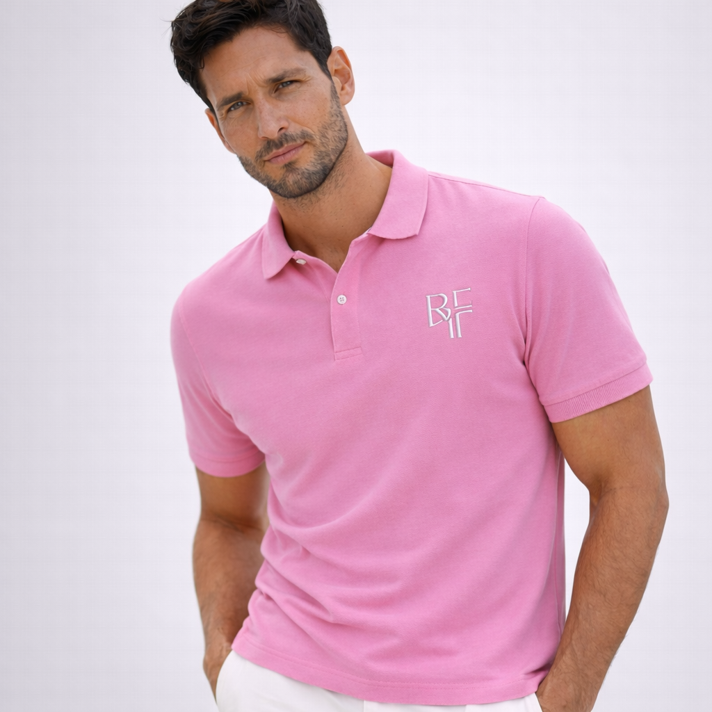 Polo en piqué de coton