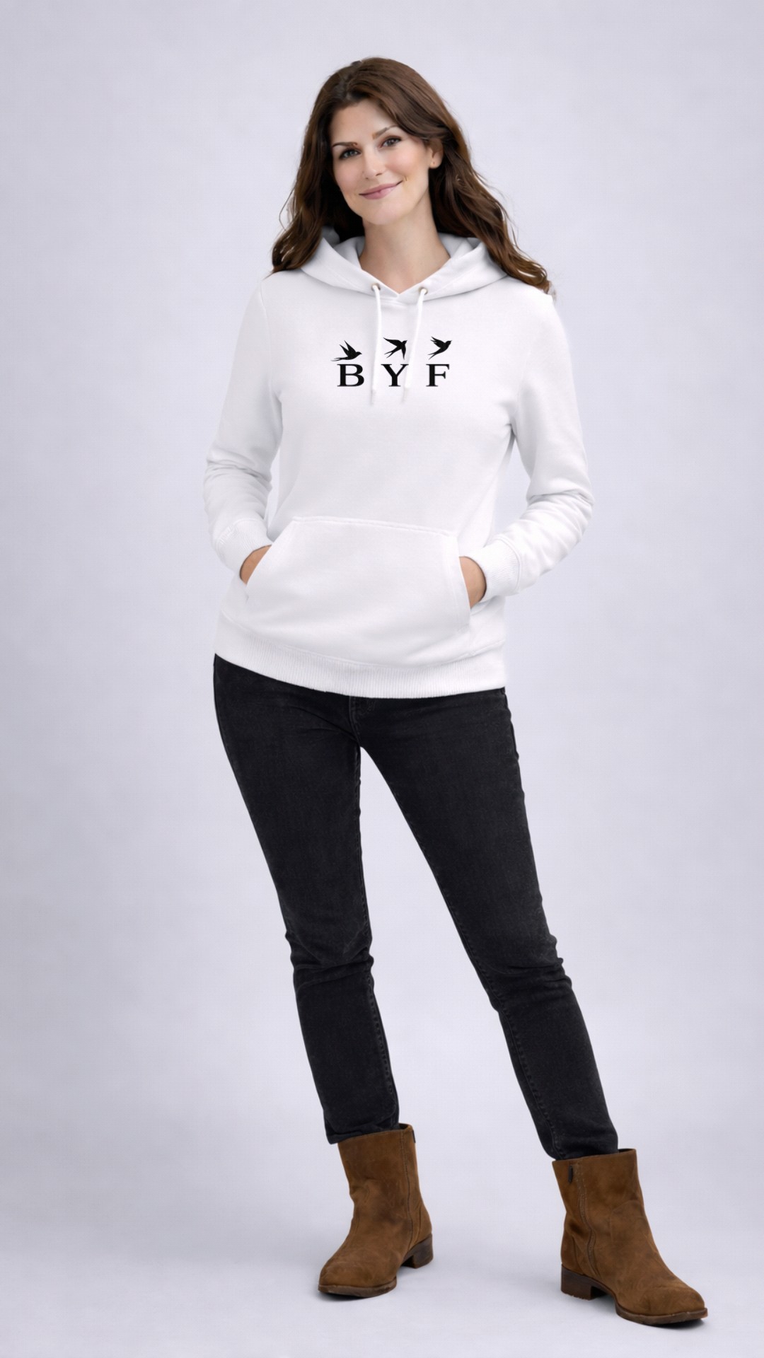 Sweat à capuche en molleton