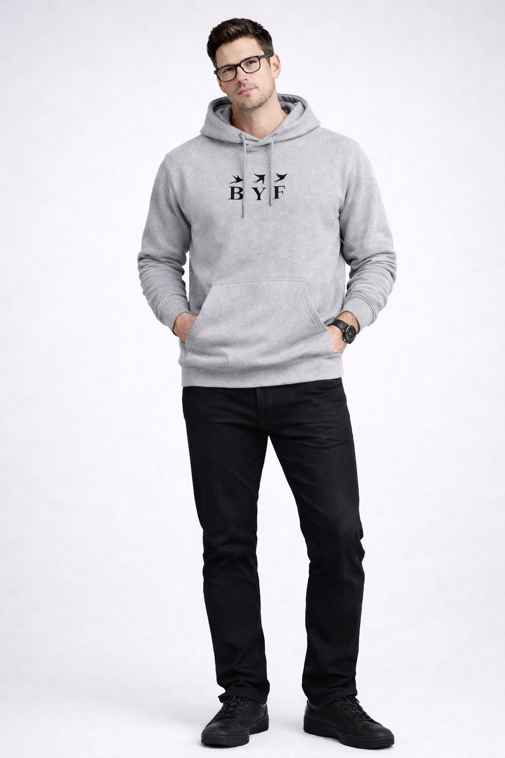 Sweat à capuche en molleton