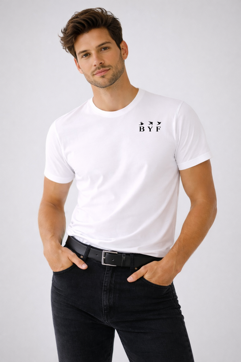 T-shirt à col ras-du-cou