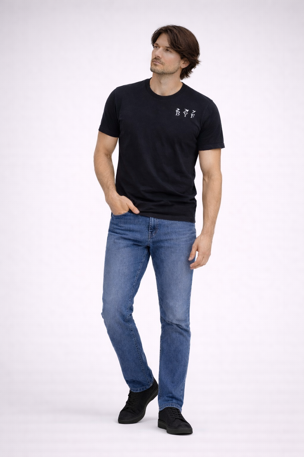 T-shirt à col ras-du-cou