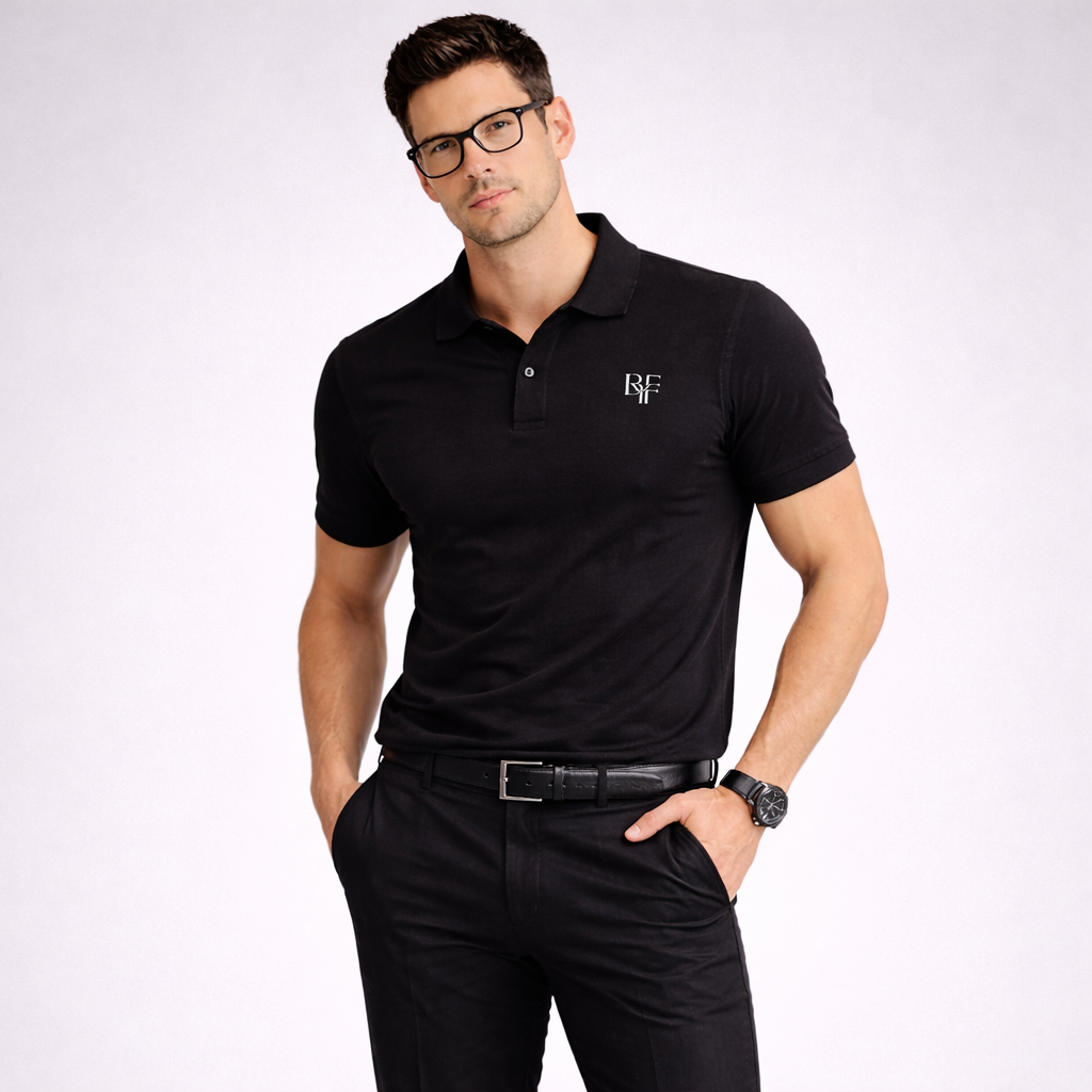 Polo en piqué de coton