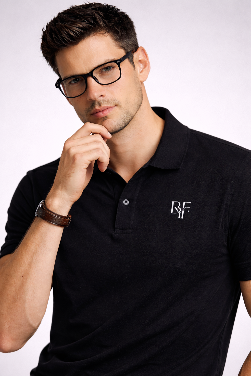 Polo en piqué de coton