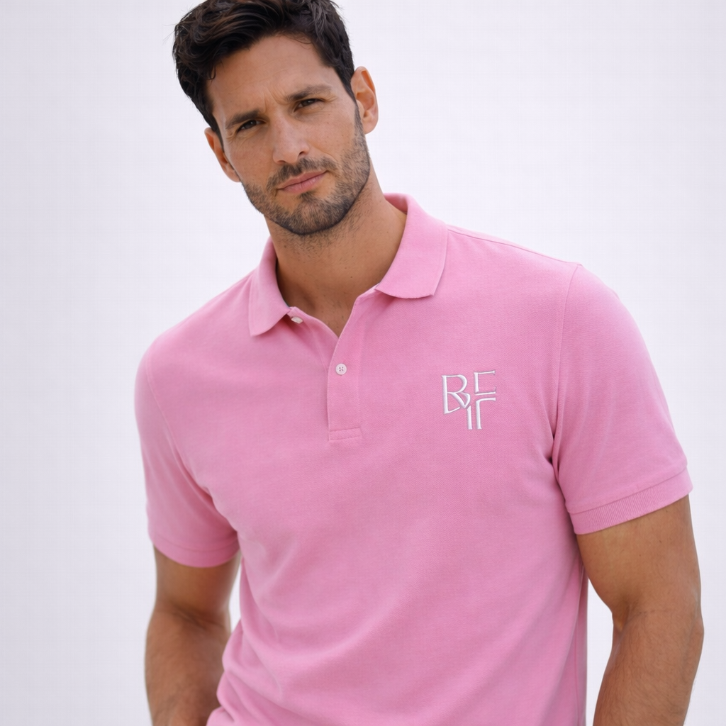 Polo en piqué de coton