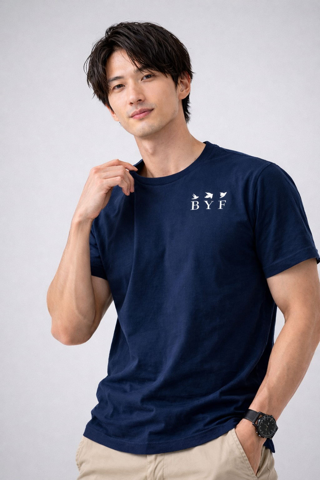 T-shirt à col ras-du-cou