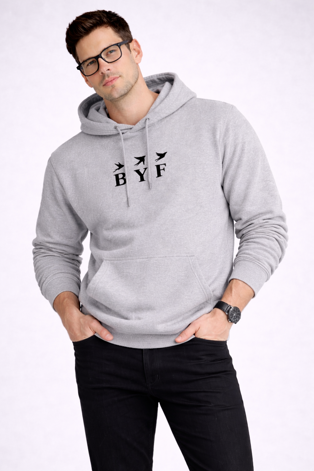 Sweat à capuche en molleton