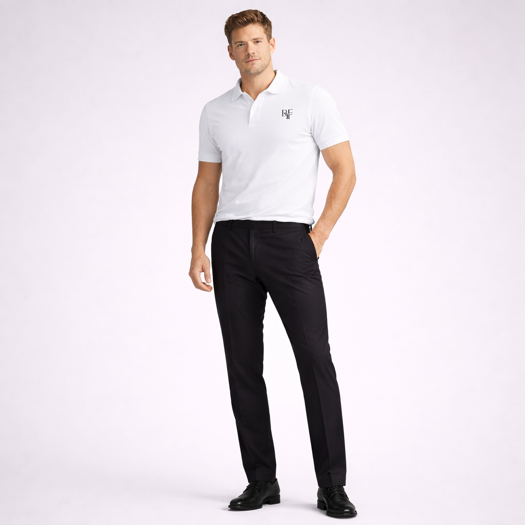 Polo en piqué de coton