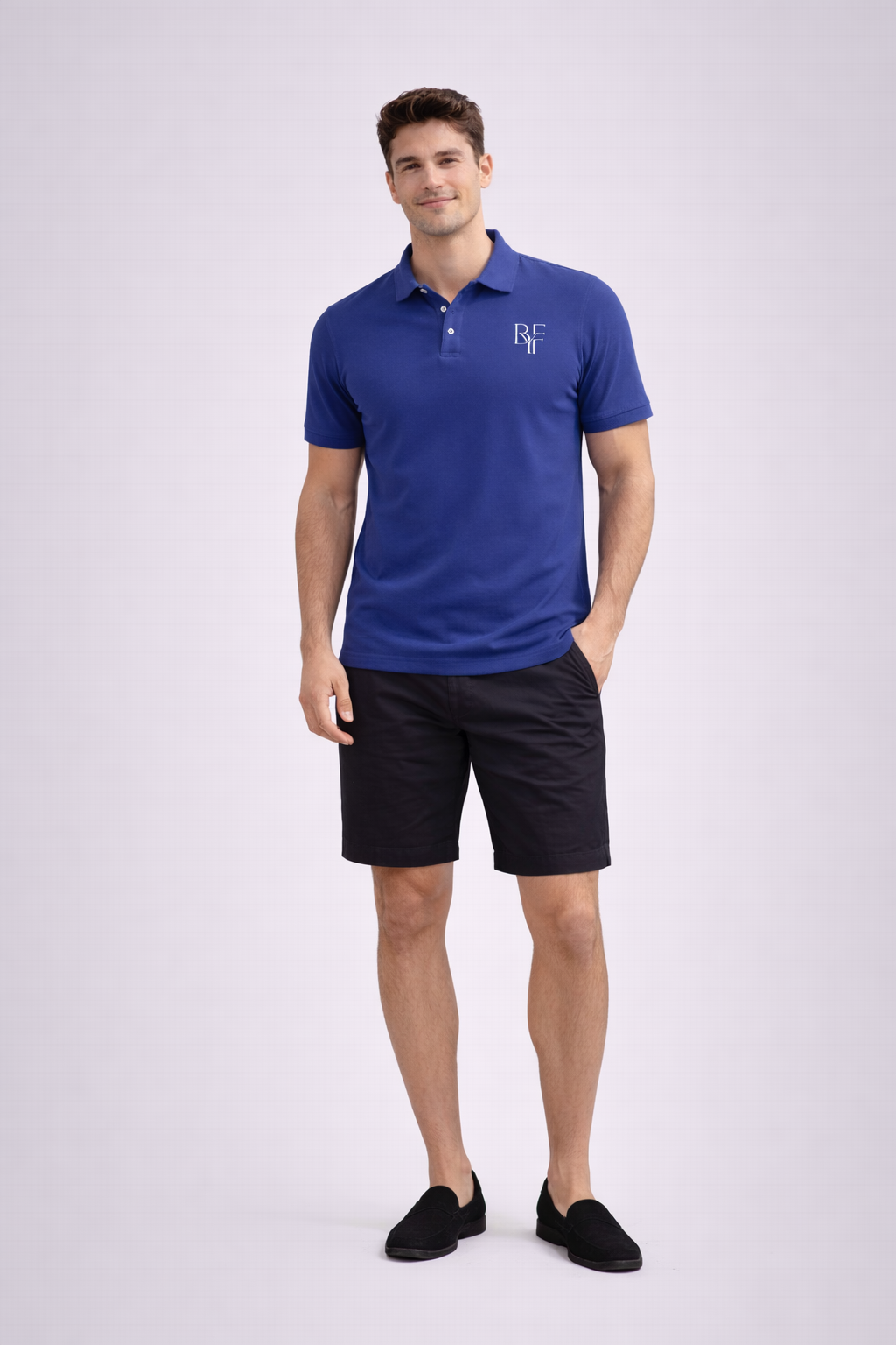 Polo en piqué de coton