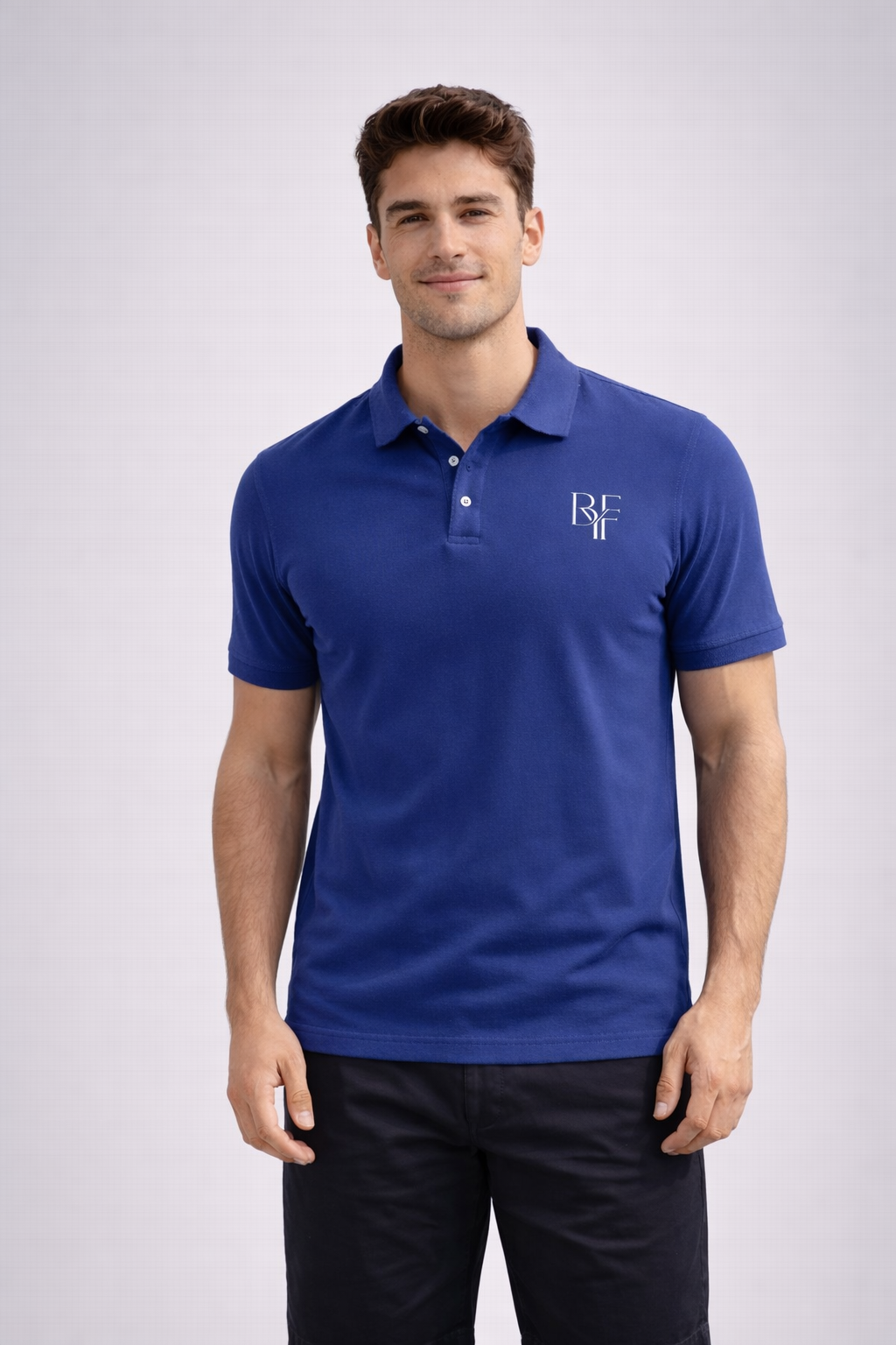 Polo en piqué de coton