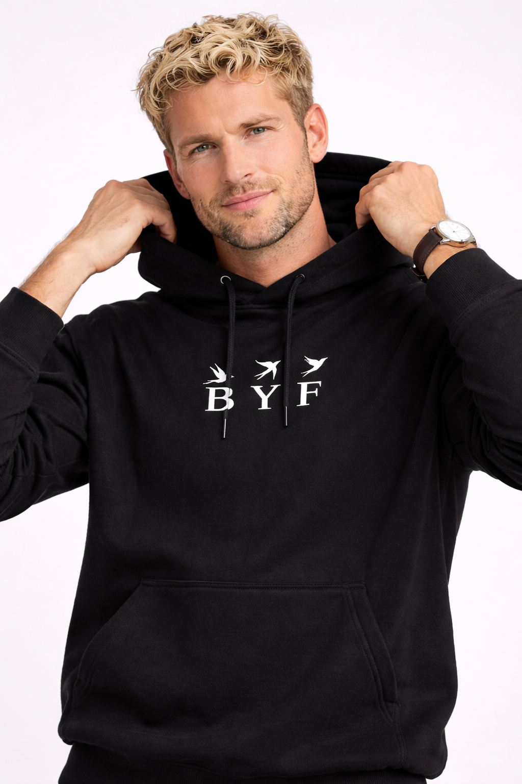 Sweat à capuche en molleton