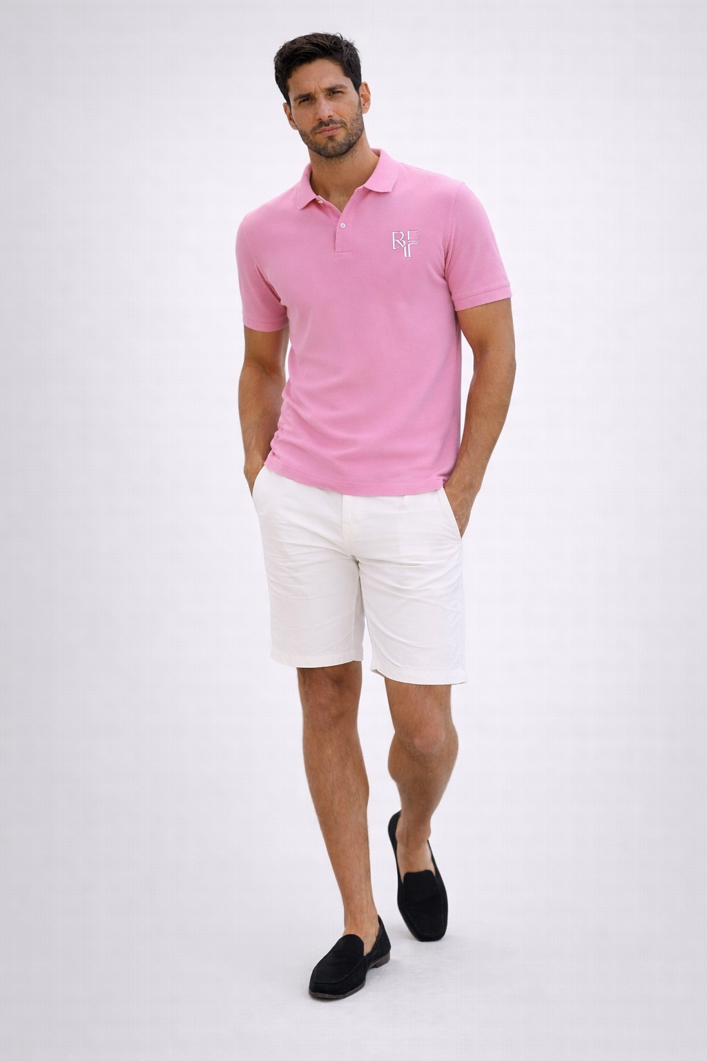 Polo en piqué de coton