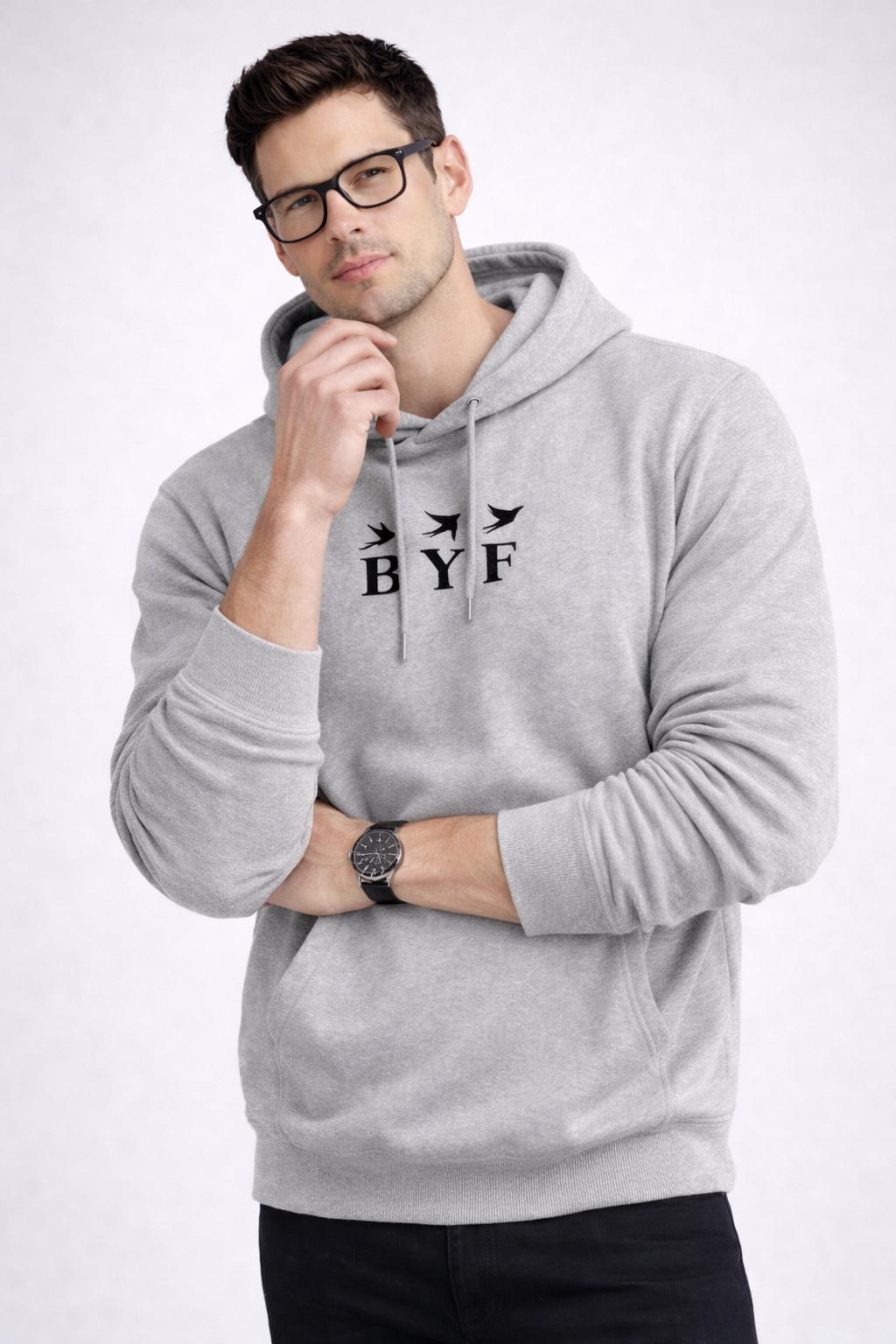 Sweat à capuche en molleton