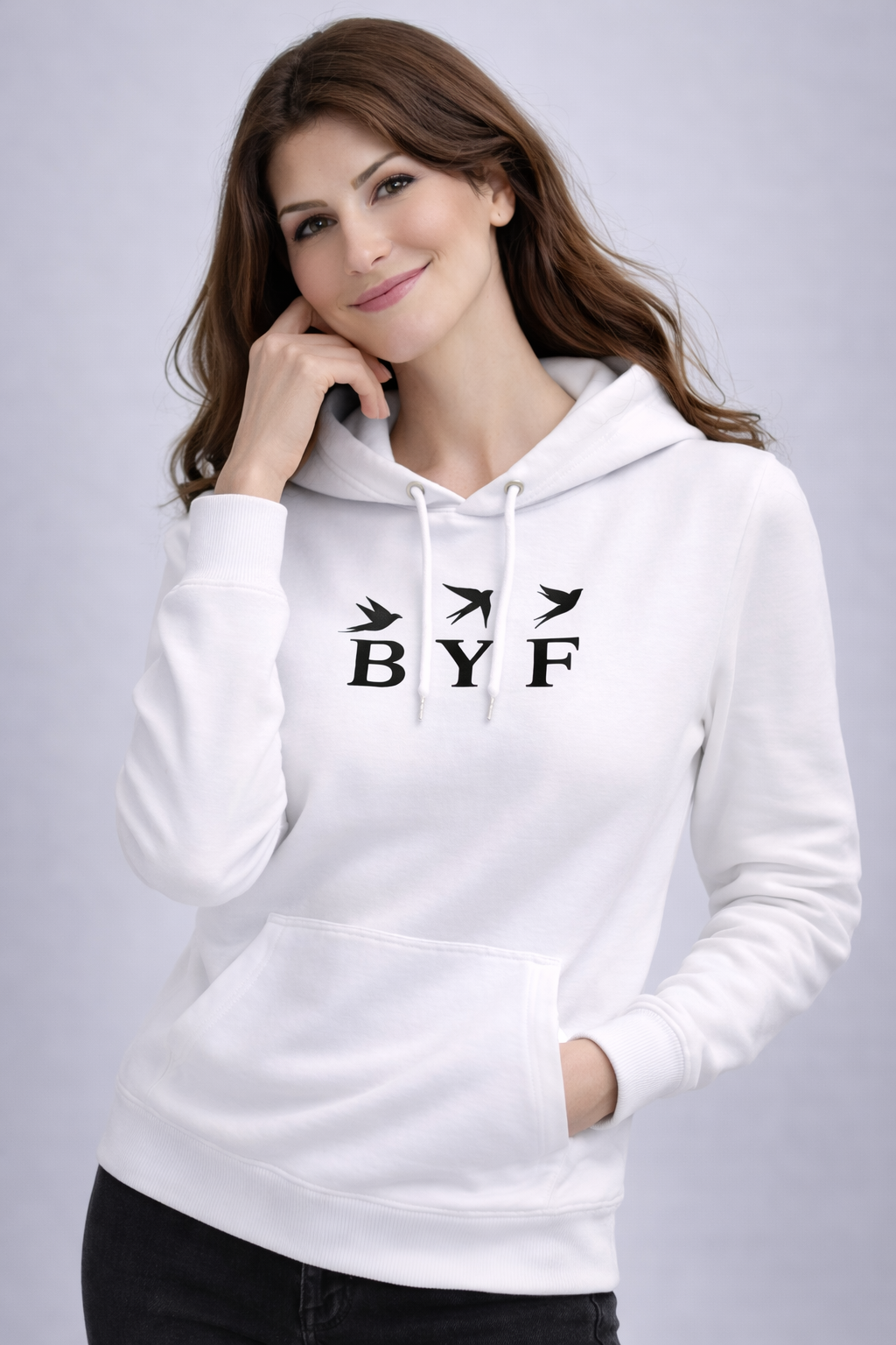 Sweat à capuche en molleton