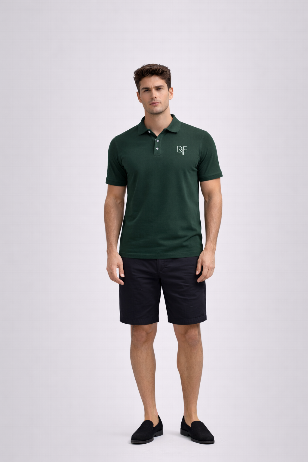 Polo en piqué de coton