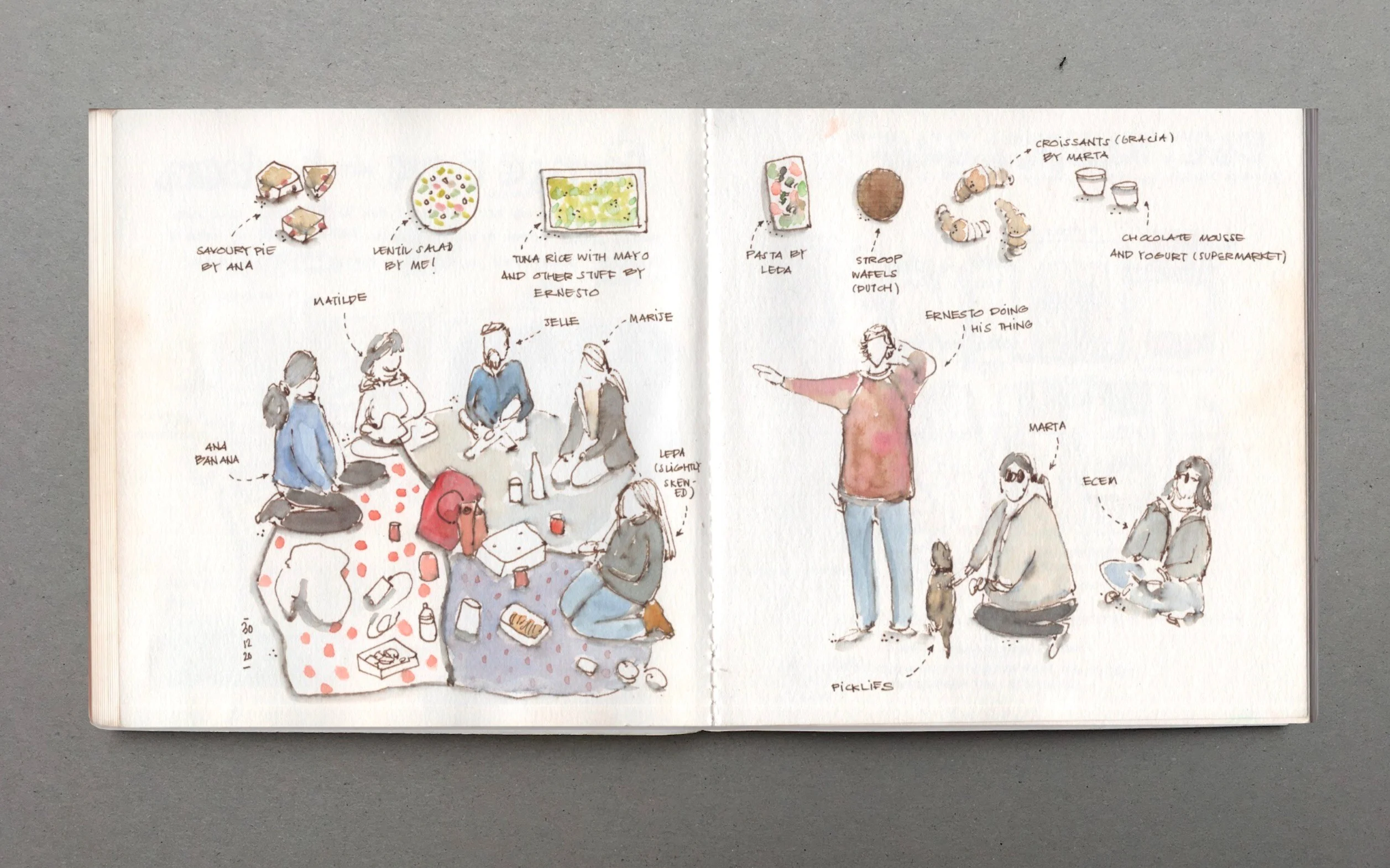 Illustrated Sketch Journal