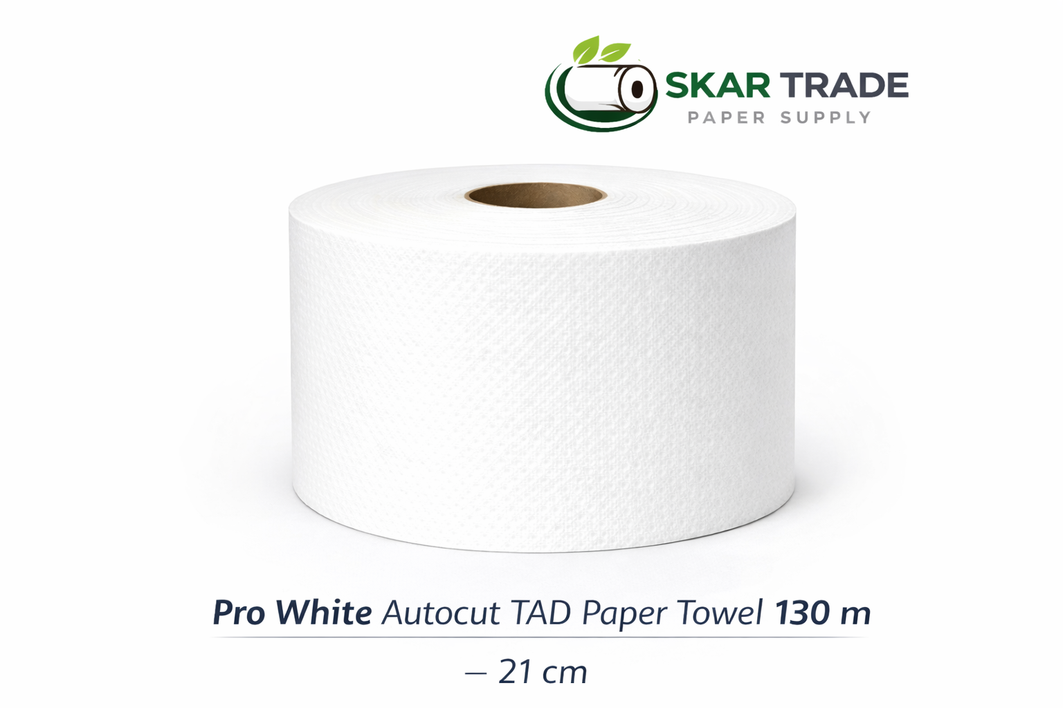 PRO WHITE AUTOCUT TAD PAPER TOWEL 130 M – 21 CM