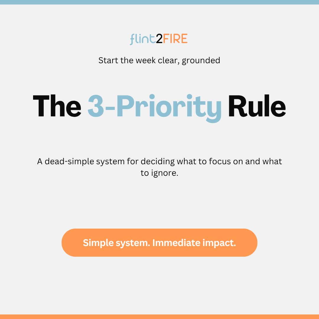The 3-Priority Rule