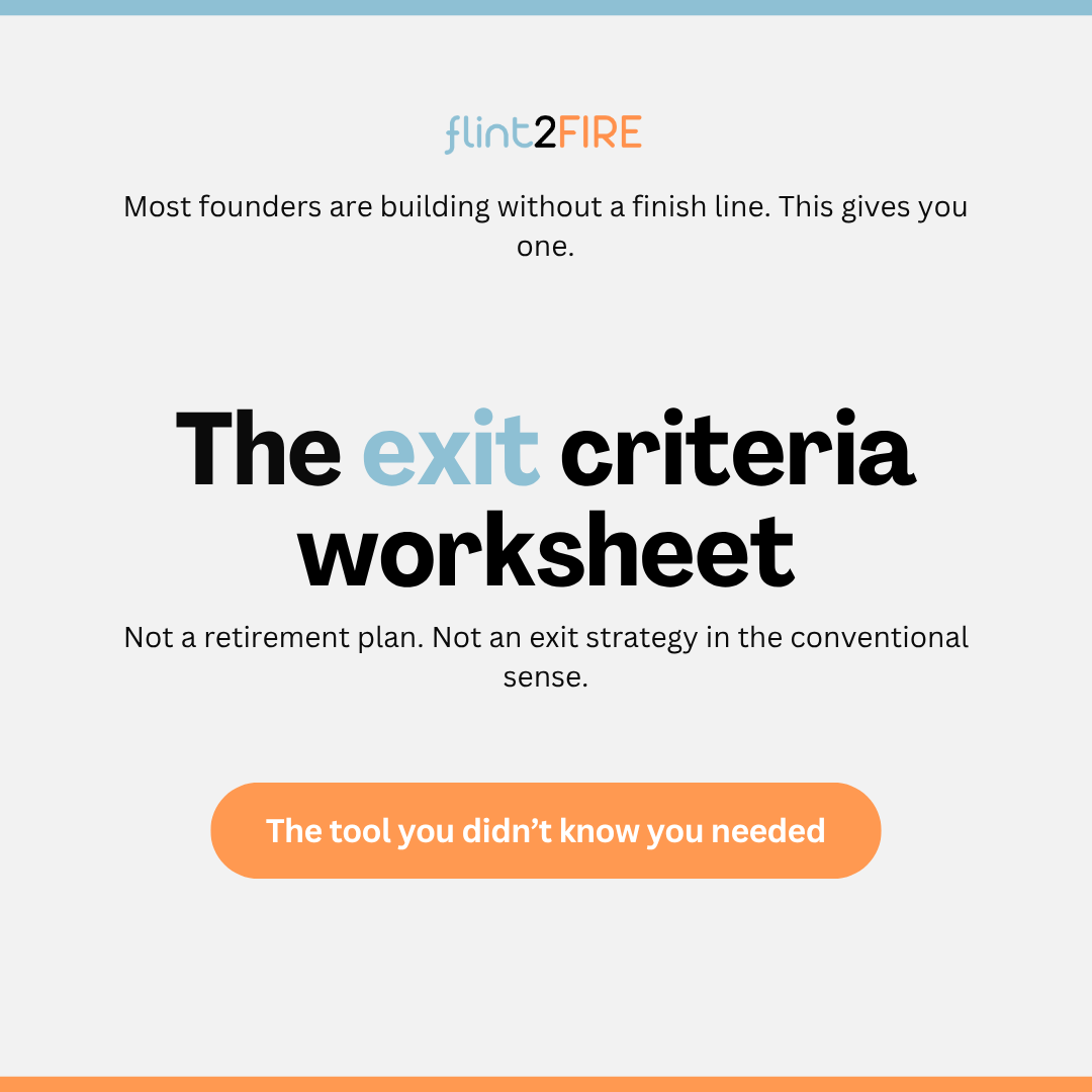 The Exit Criteria Worksheet
