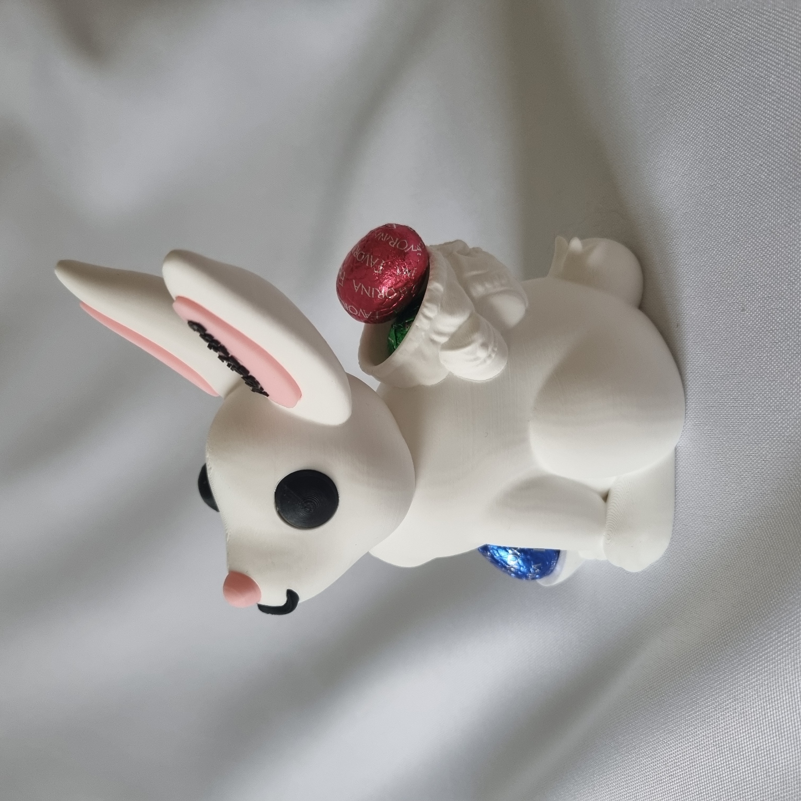 Lapin porte-chocolats personnalisé