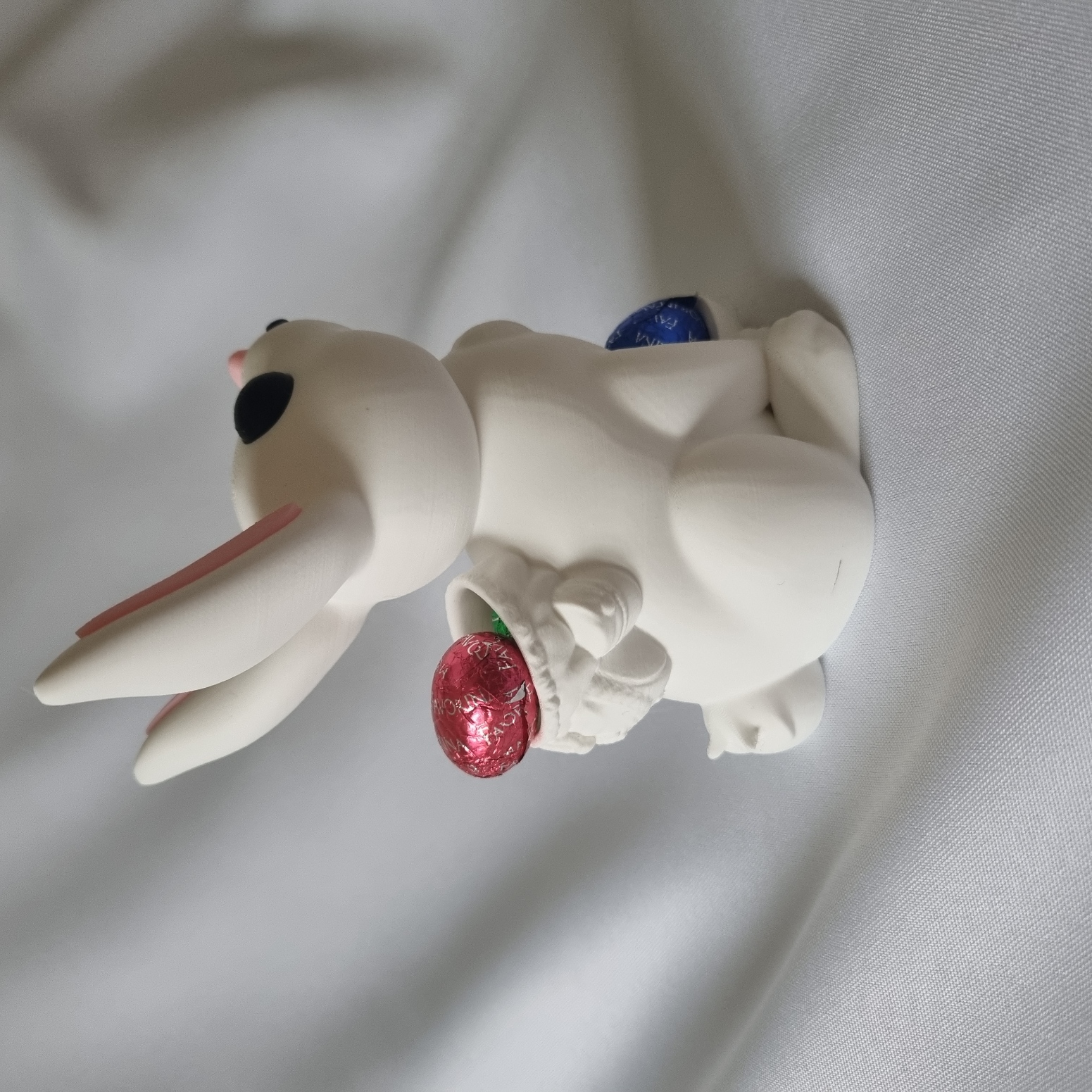 Lapin porte-chocolats personnalisé