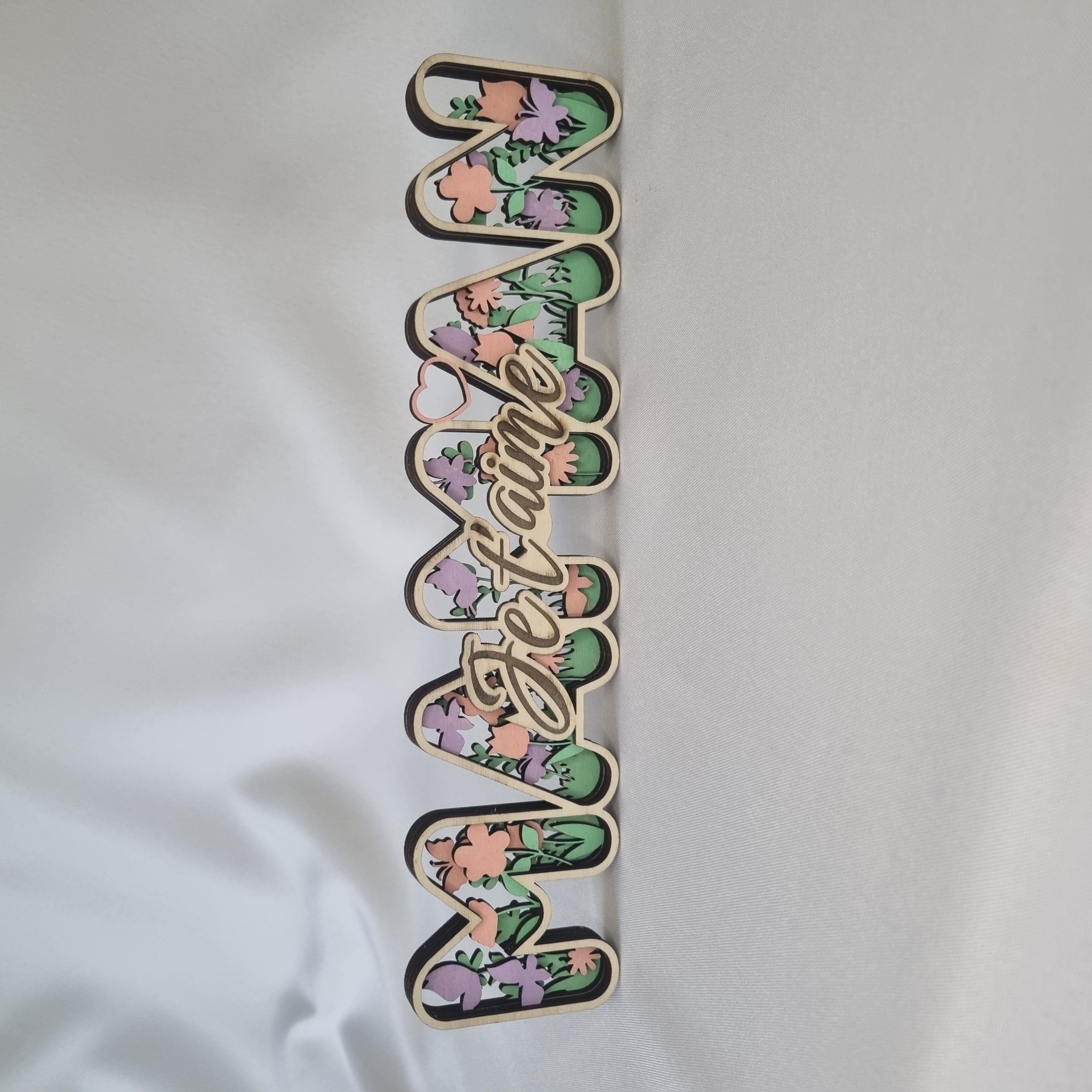 Plaque décorative 'MAMAN'