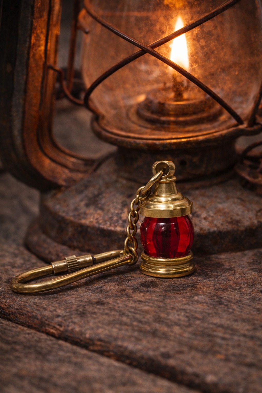 Vintage Lantern Keychain