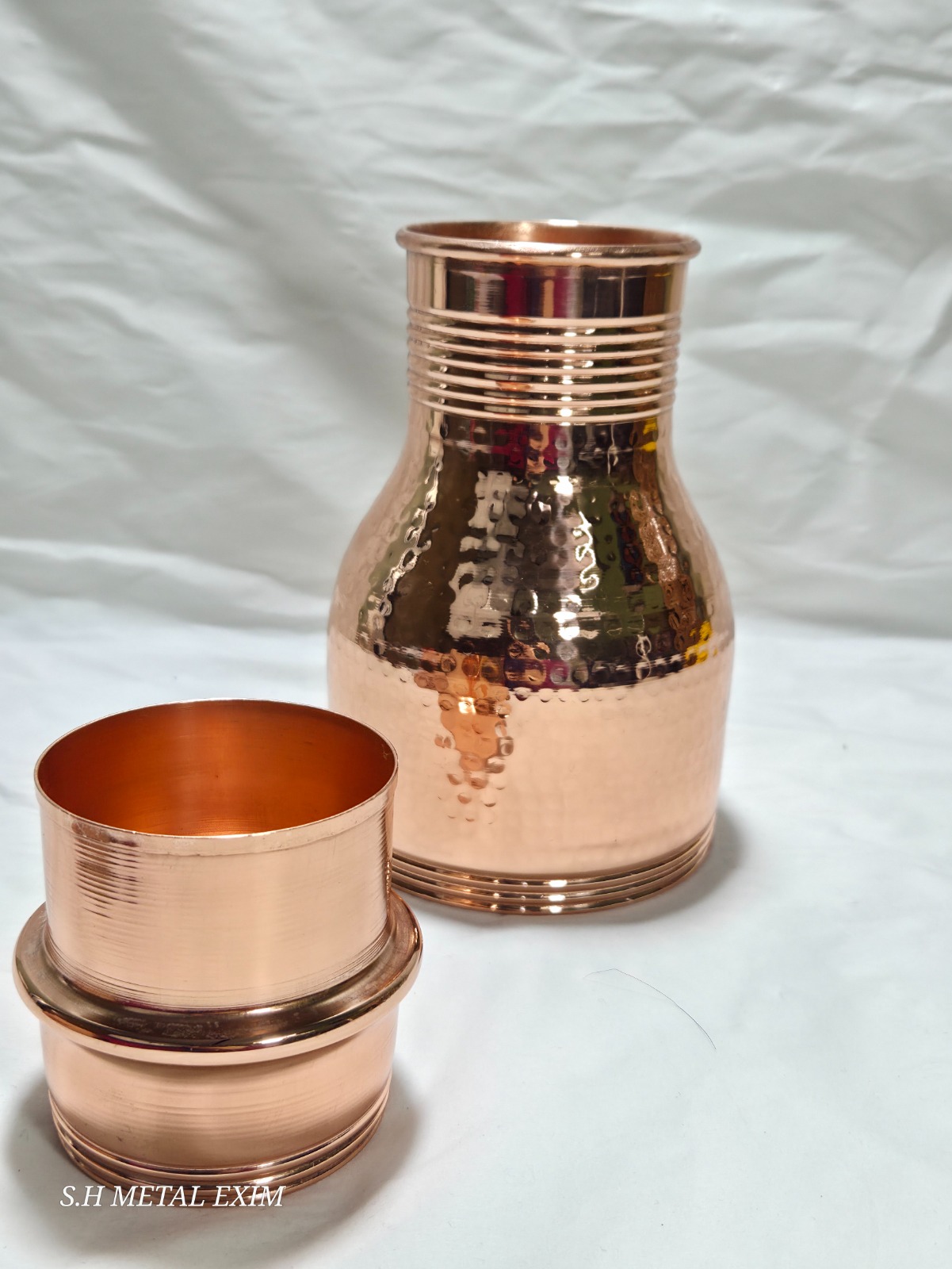 Handcrafted Copper Water Set