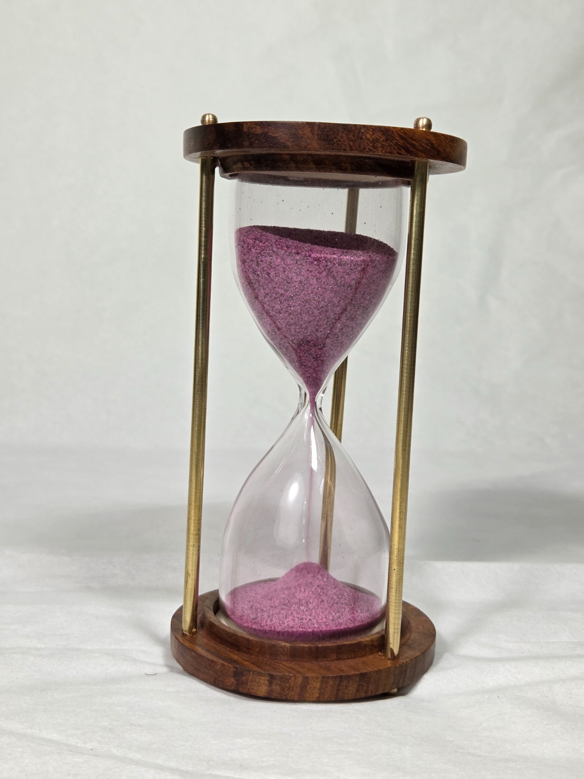 Elegant Wooden Hourglass