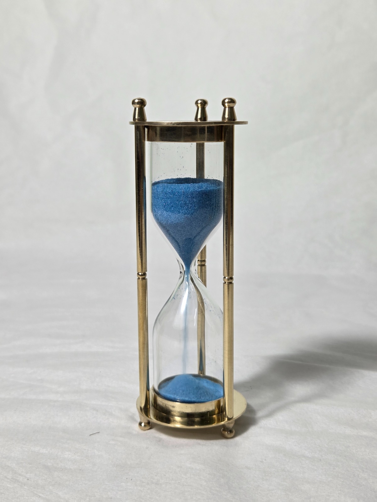 Elegant Brass Hourglass