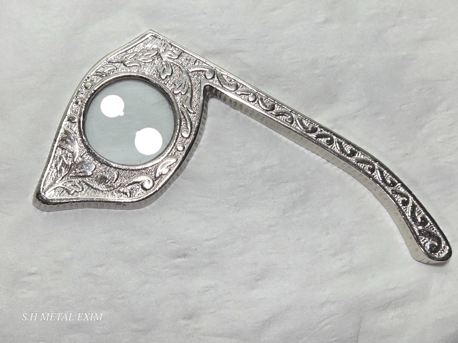 Ornate Metal Magnifying Glass