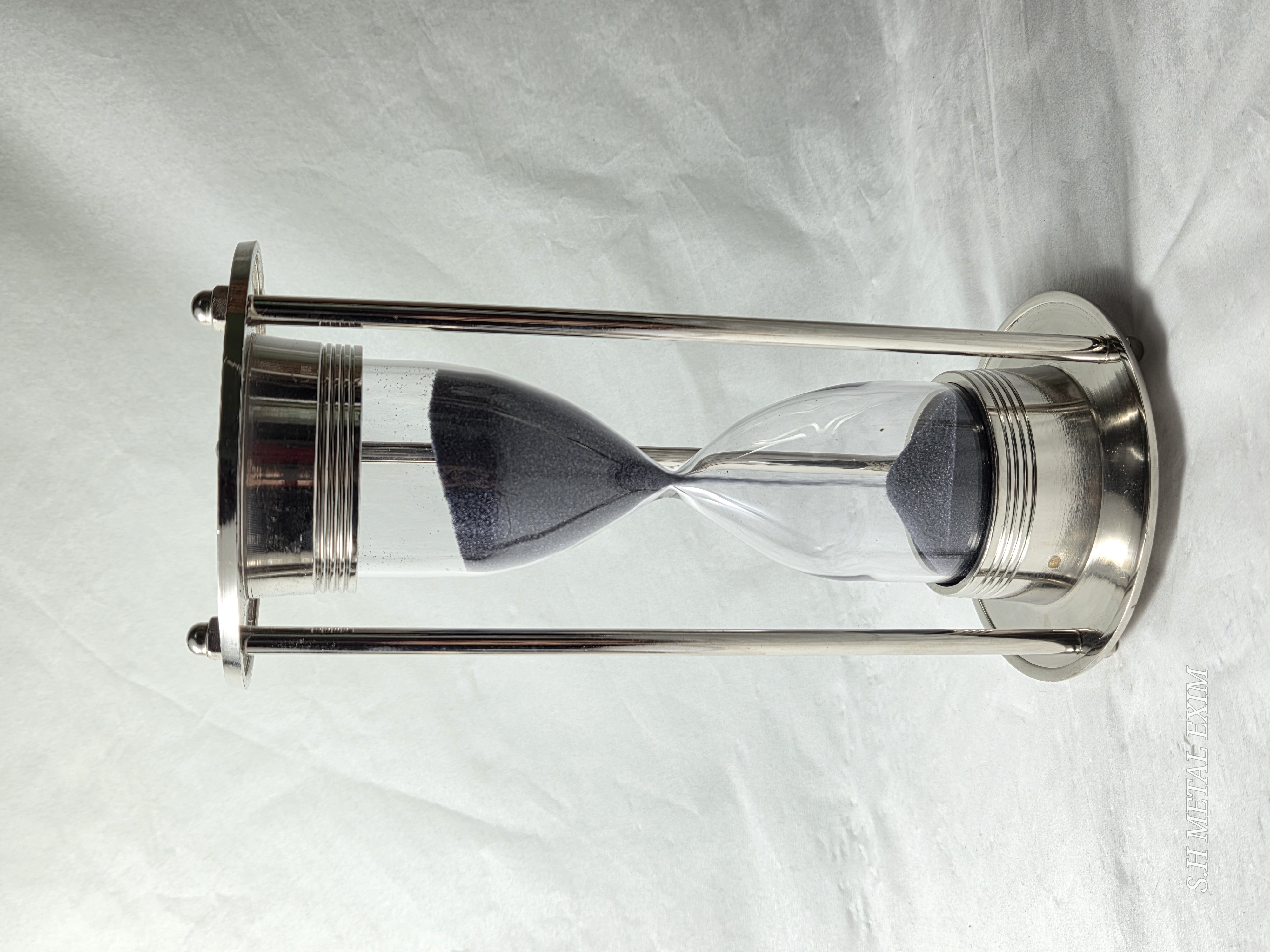 Polished brass Hourglass