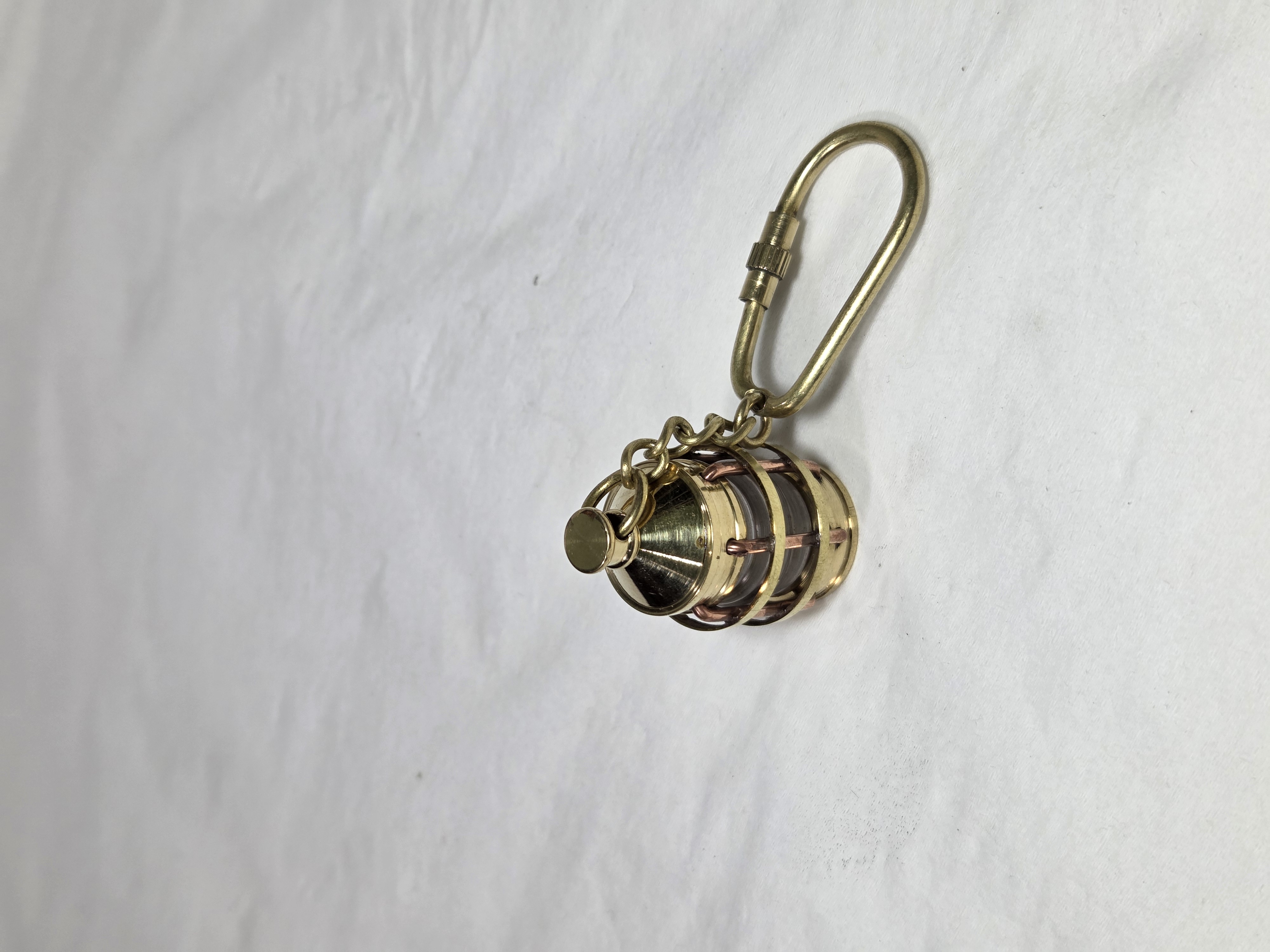 Antique Cage Lantern Keychain