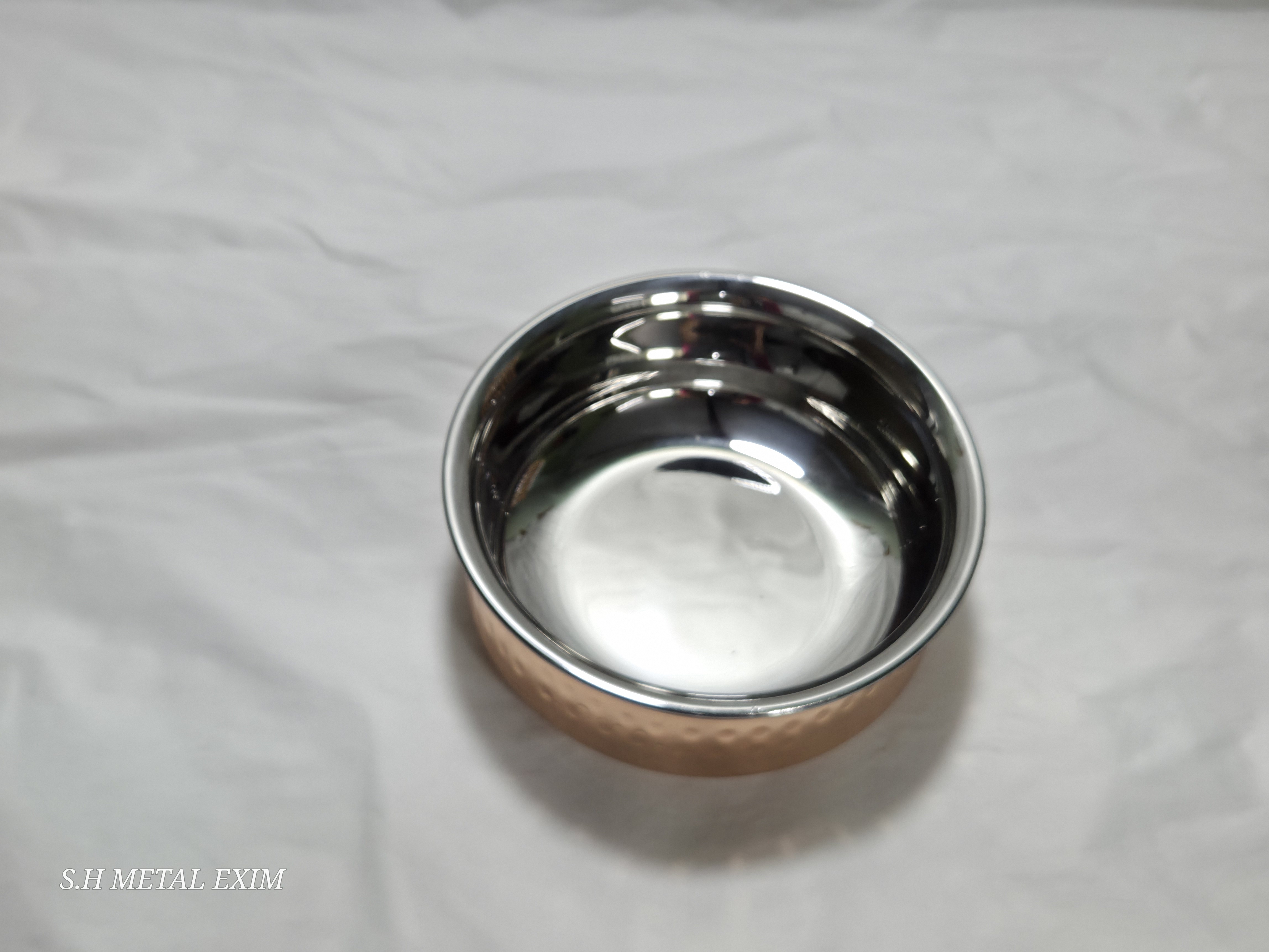 Copper Stainless Steel Bowl Set