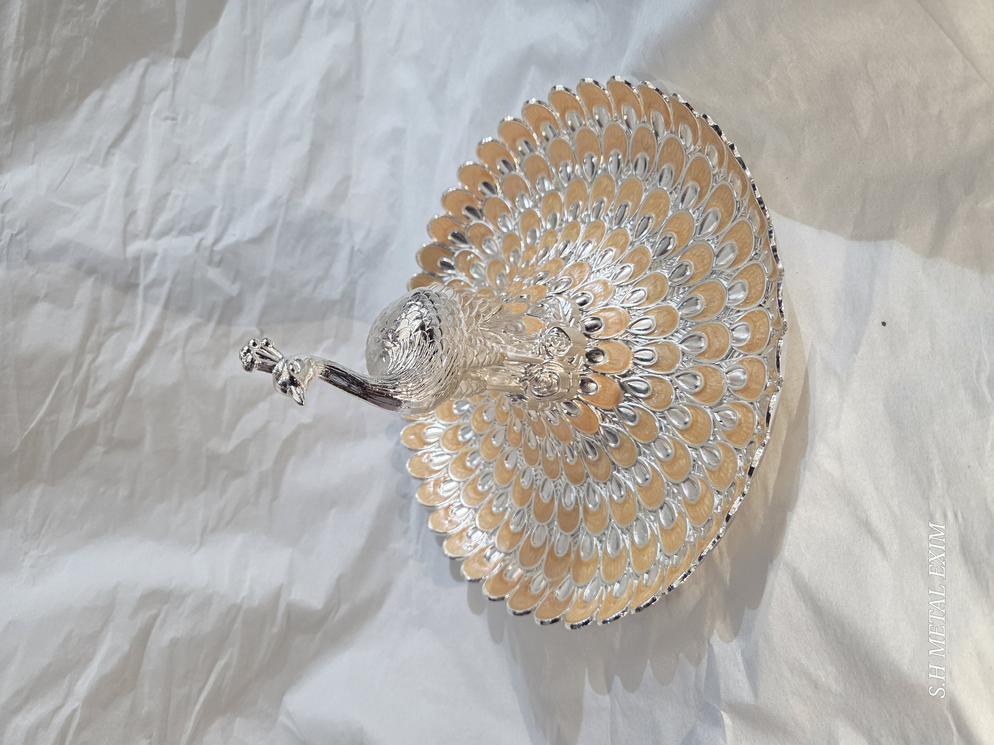 Royal Elegance Peacock Tray