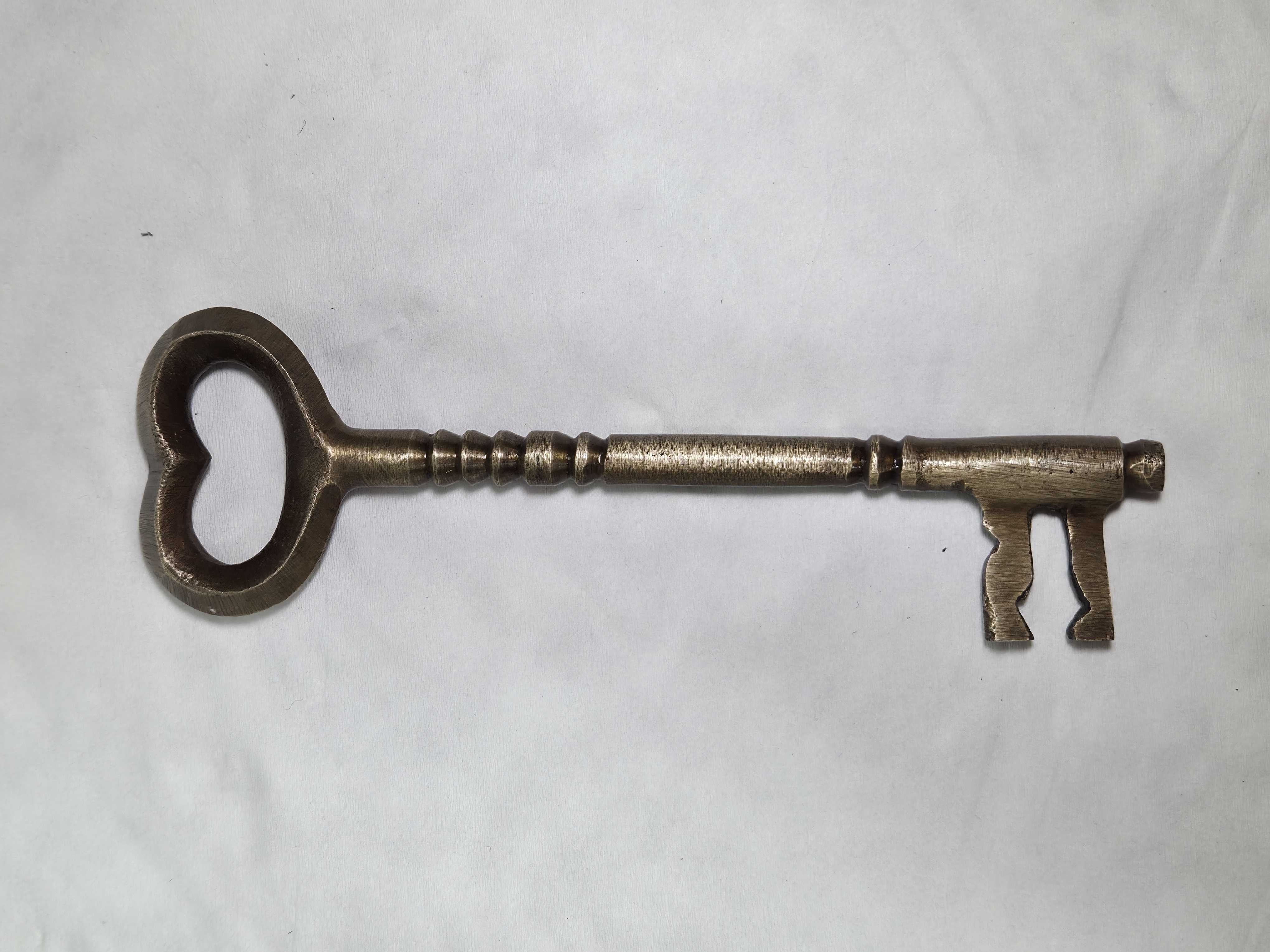 Heart-Topped Antique Skeleton Key Bottle Opener