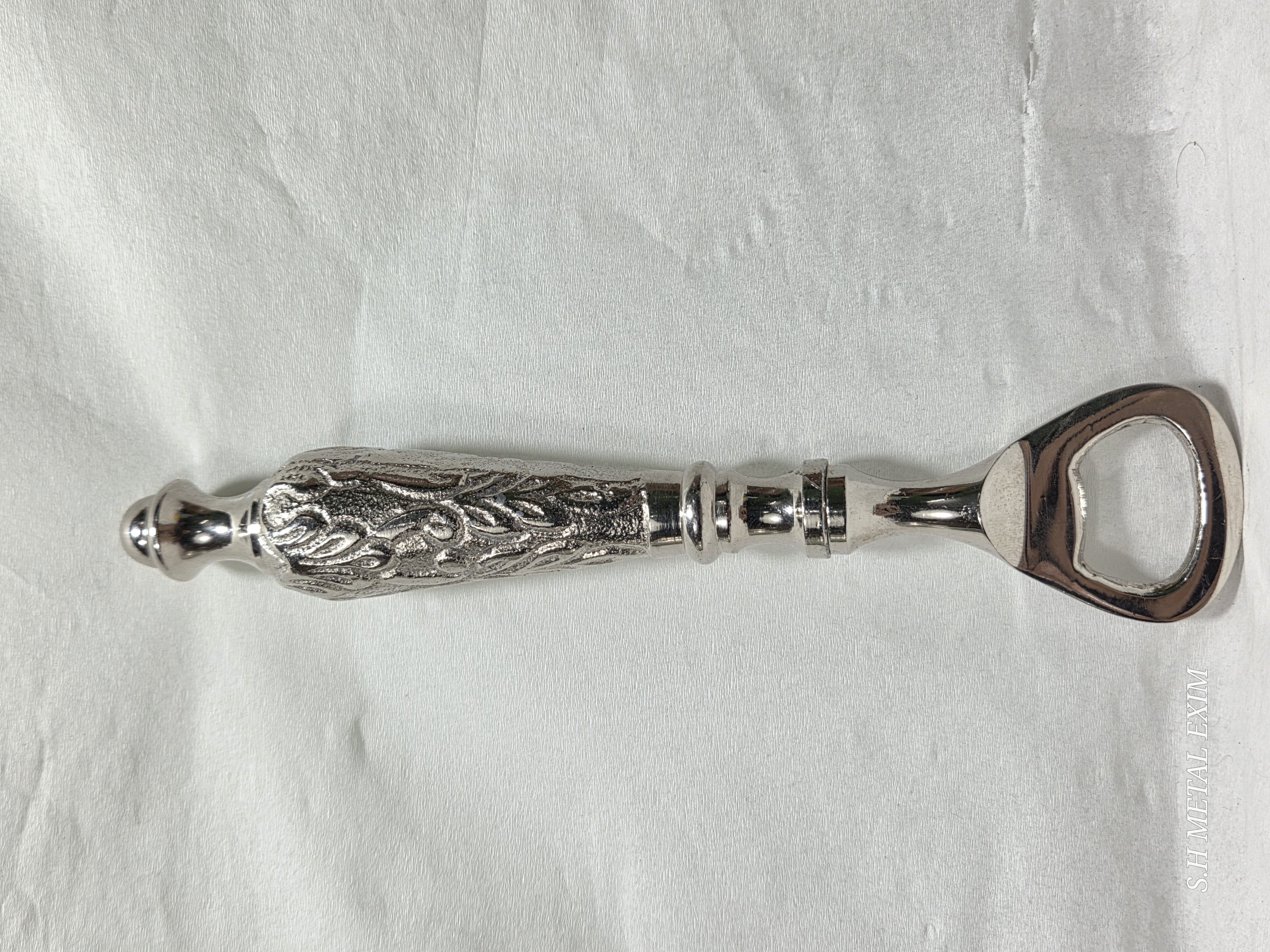 Ornate Silver-Finish Victorian Bottle Opener