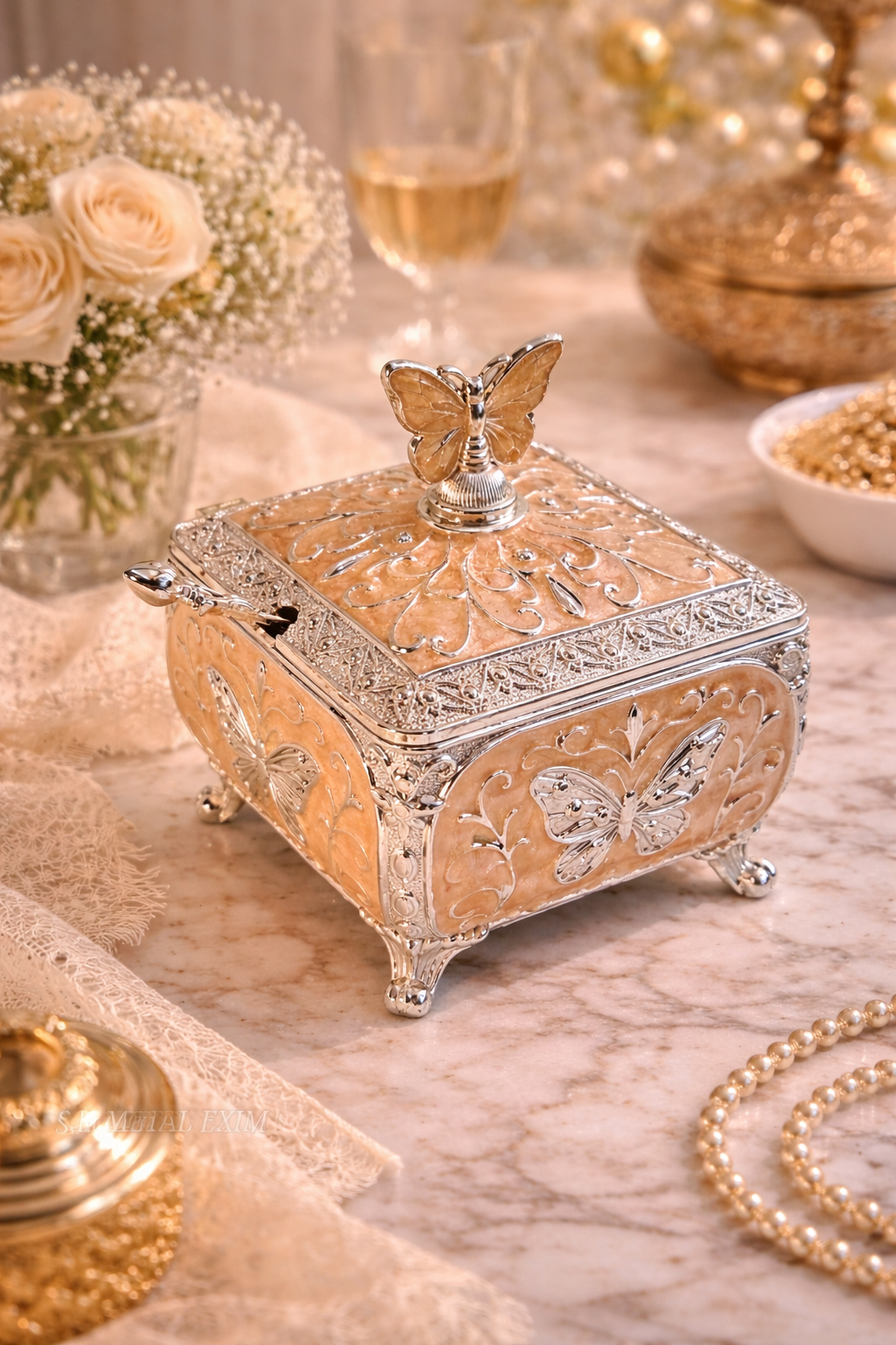 Enchanted Butterfly Keepsake Box