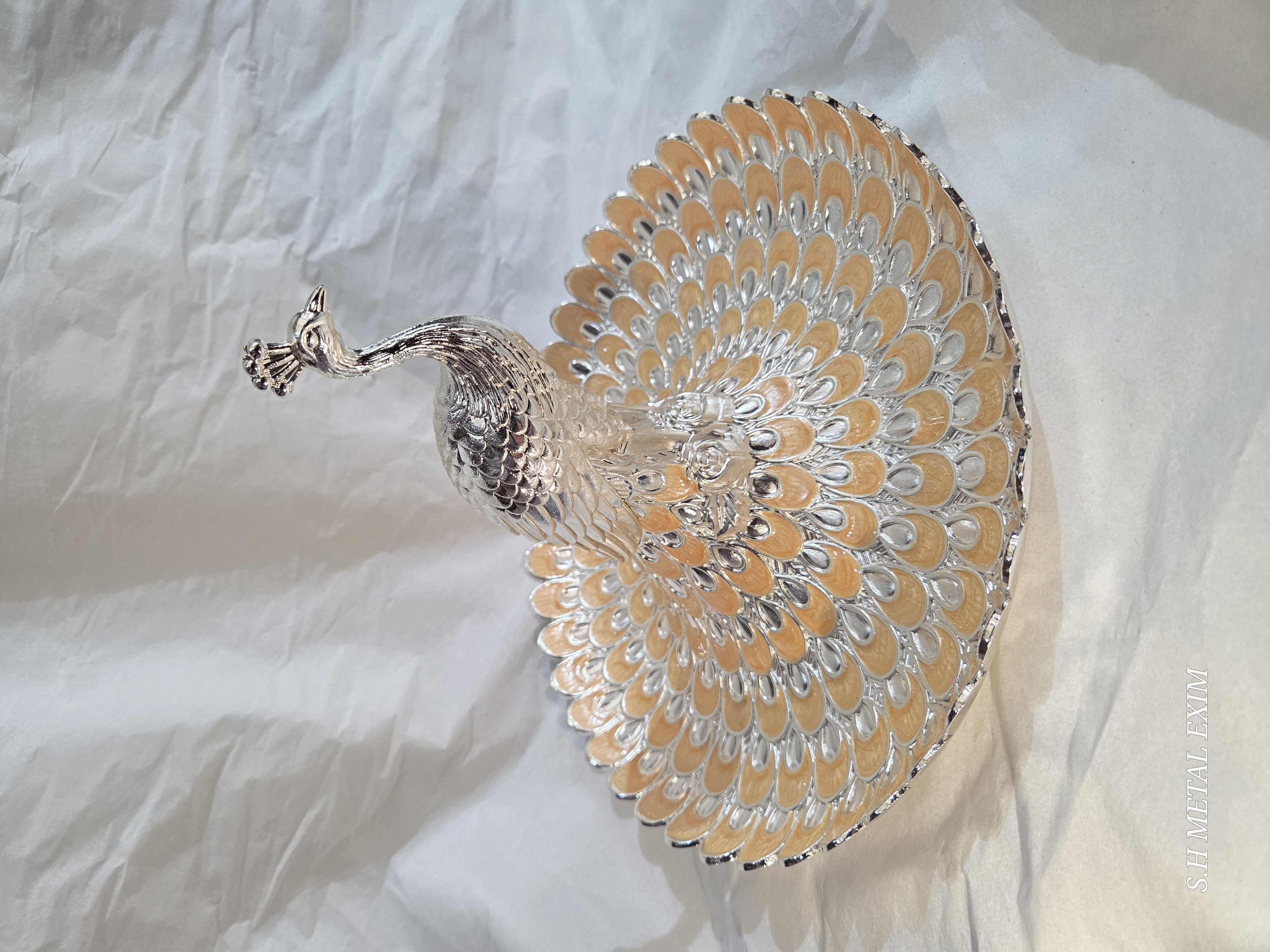 Royal Elegance Peacock Tray