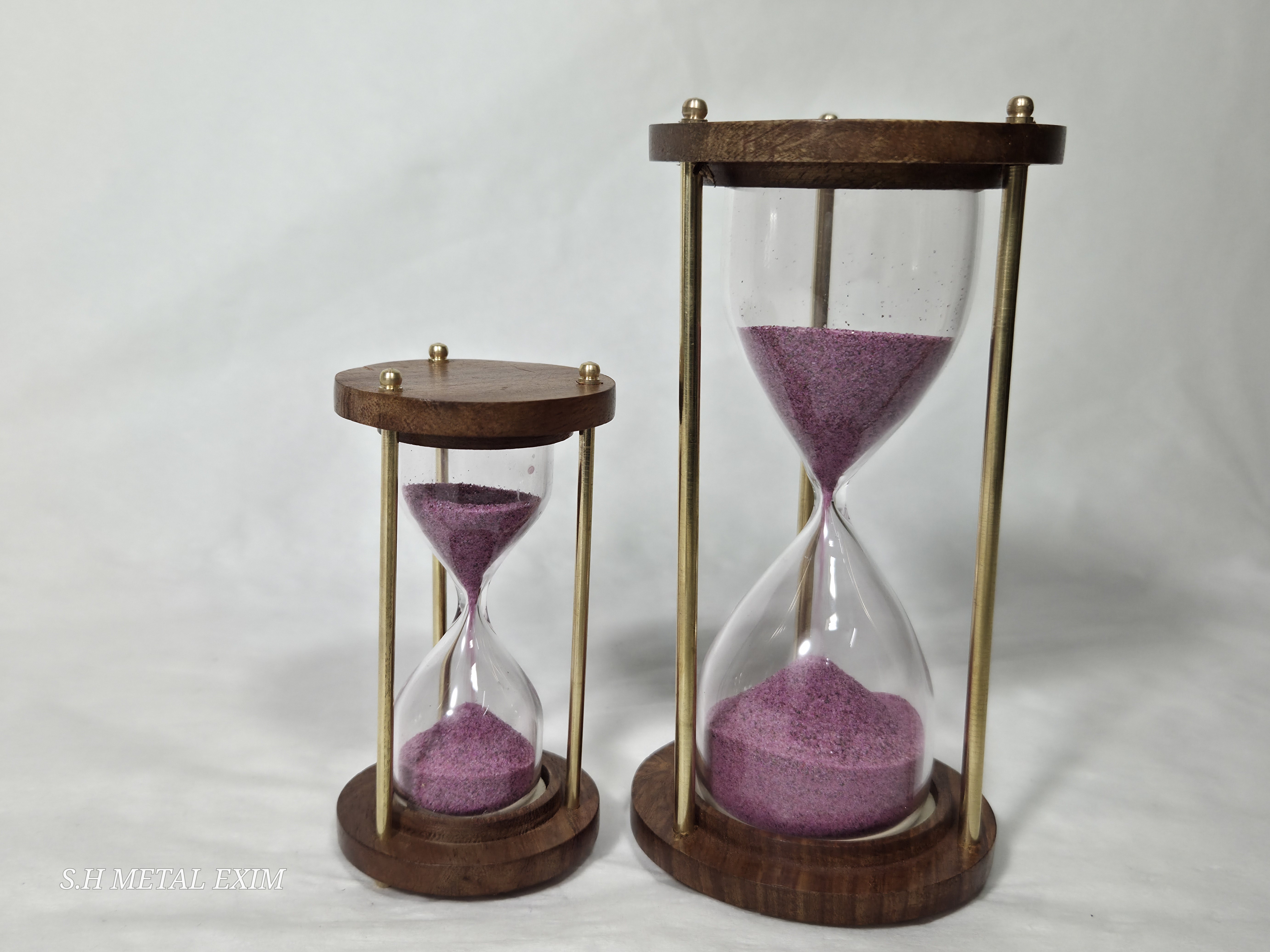 The Amethyst Sands brown and purple Hourglass