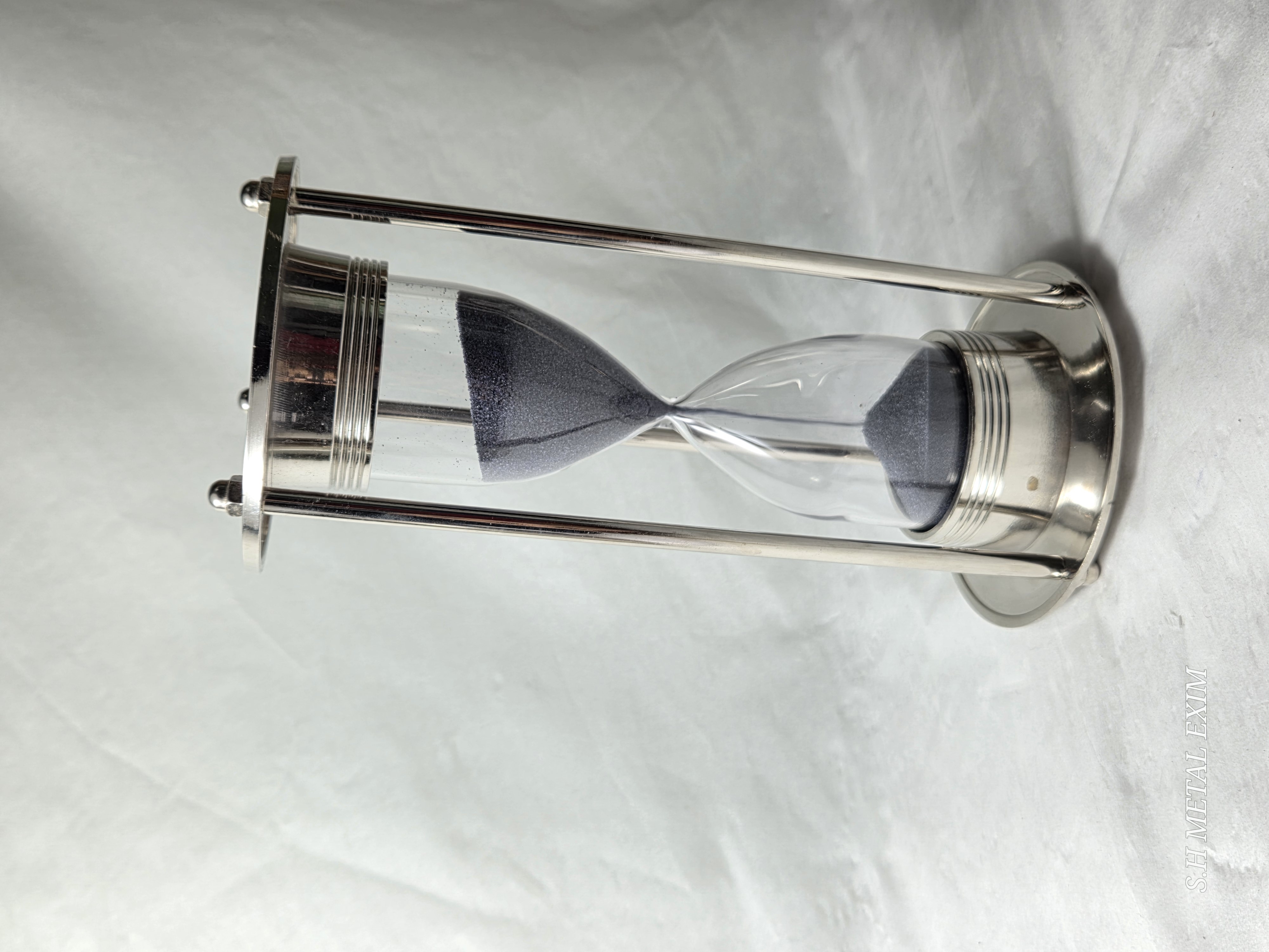 Polished brass Hourglass