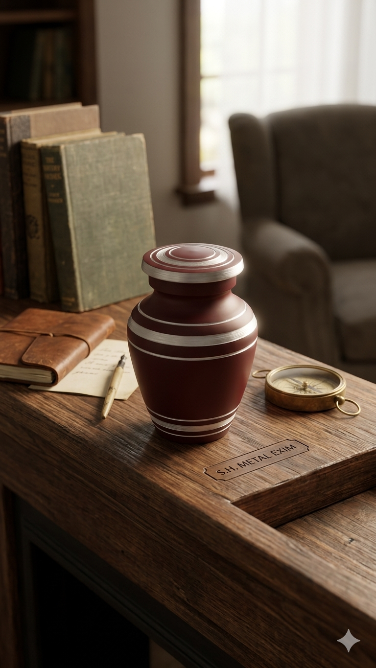 The Classic Maroon Keeksake Urn