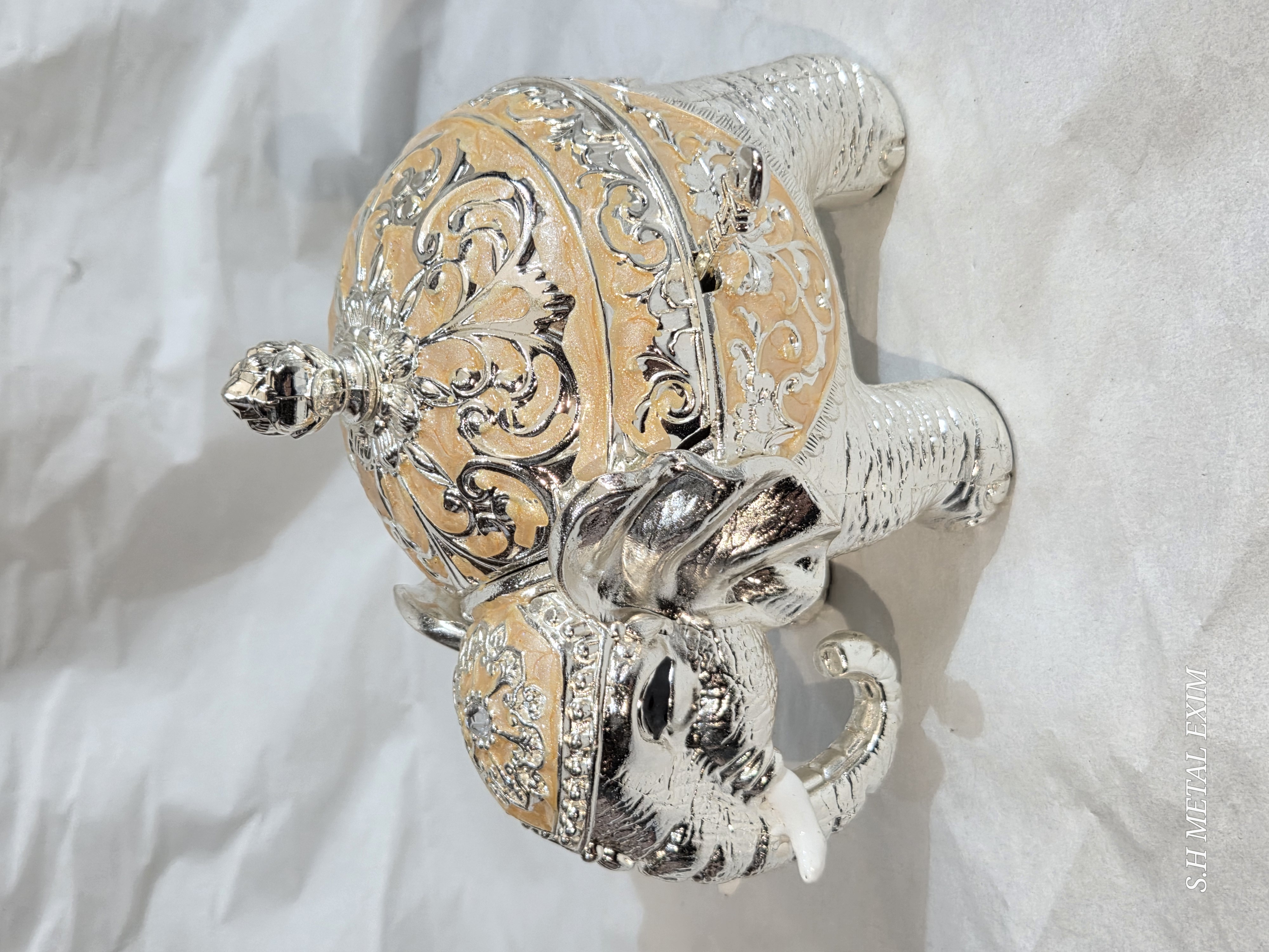 Royal Elegance Elephant Trinket Box